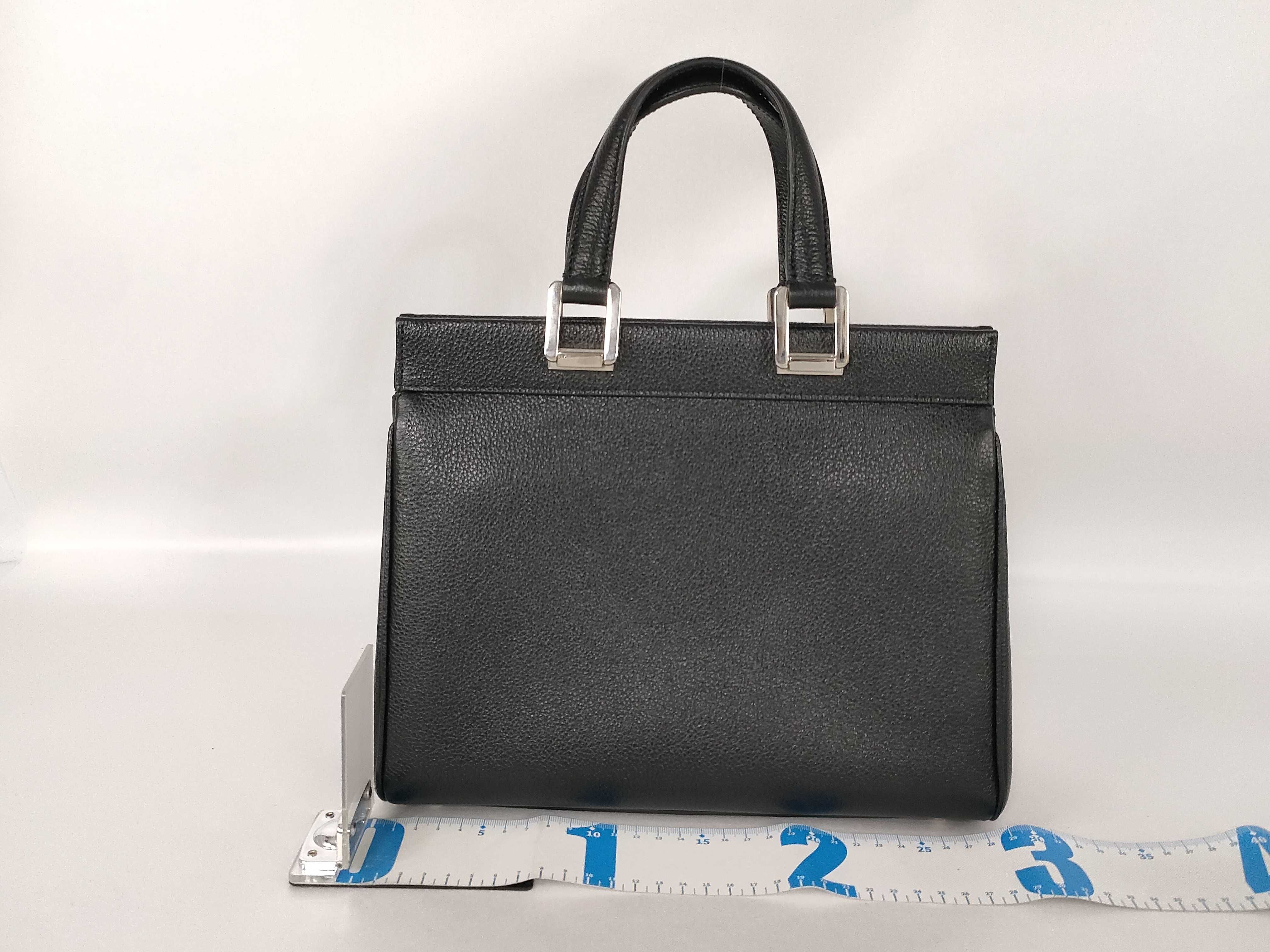 569712 Handle Bag Calfskin Handbag — view 2