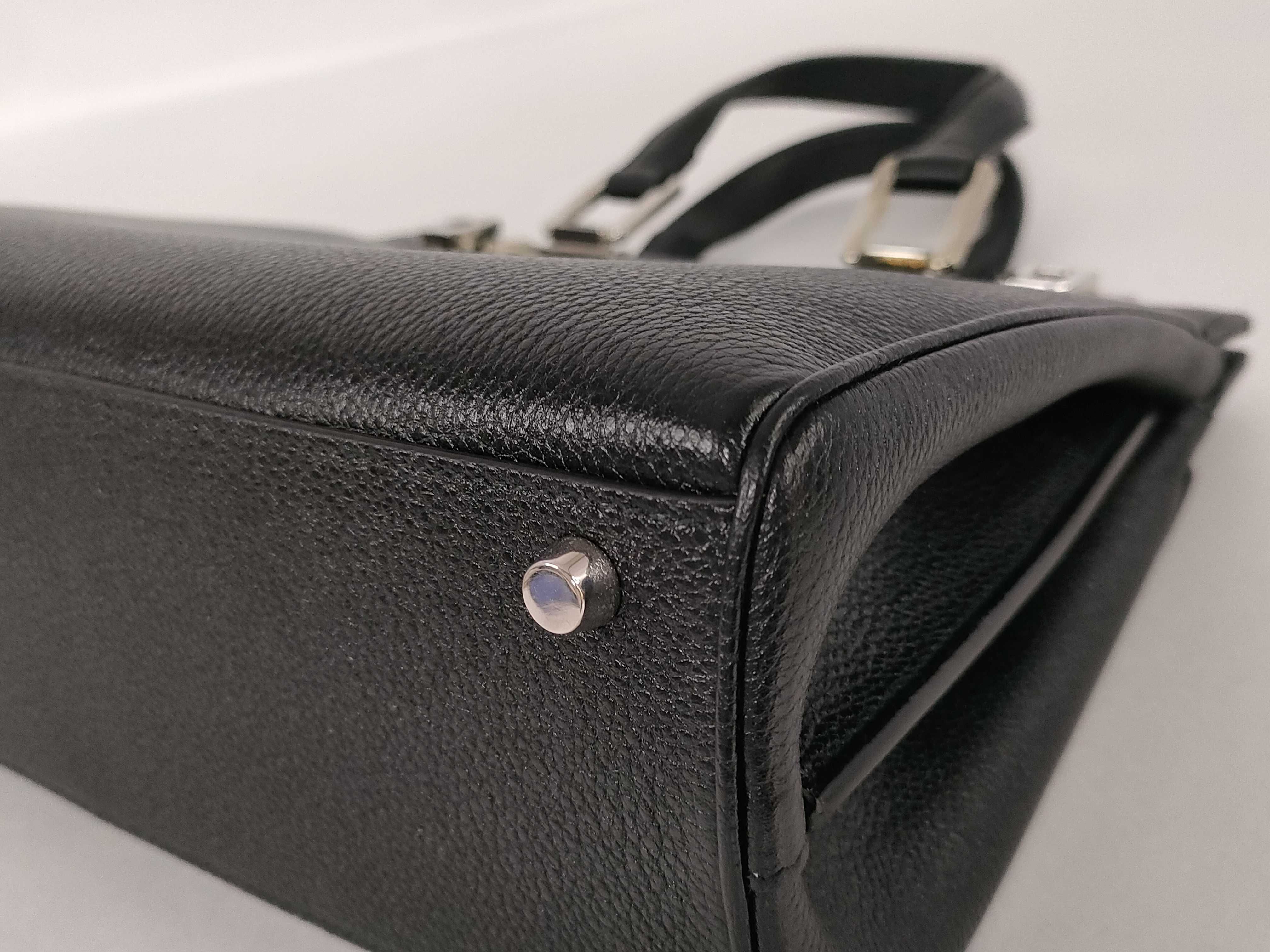 569712 Handle Bag Calfskin Handbag — view 6