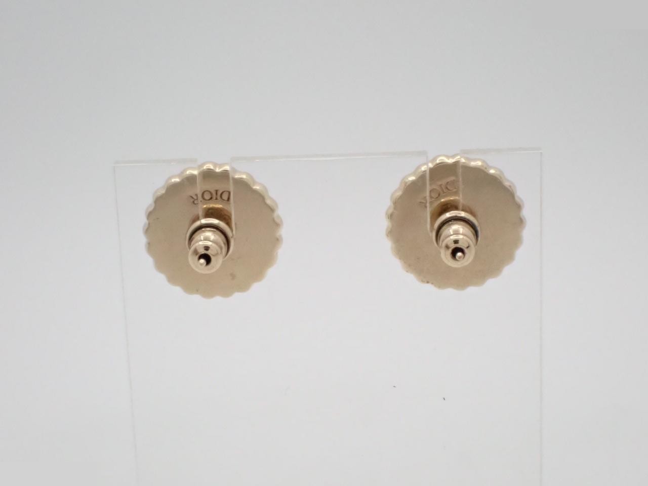 Gold earrings — view 2