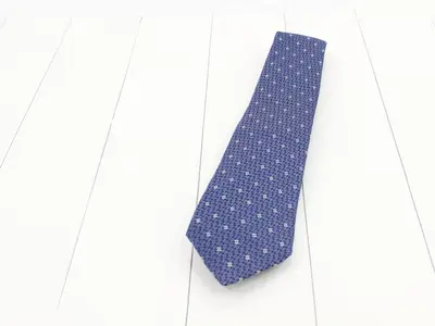 Silk tie, blue tones