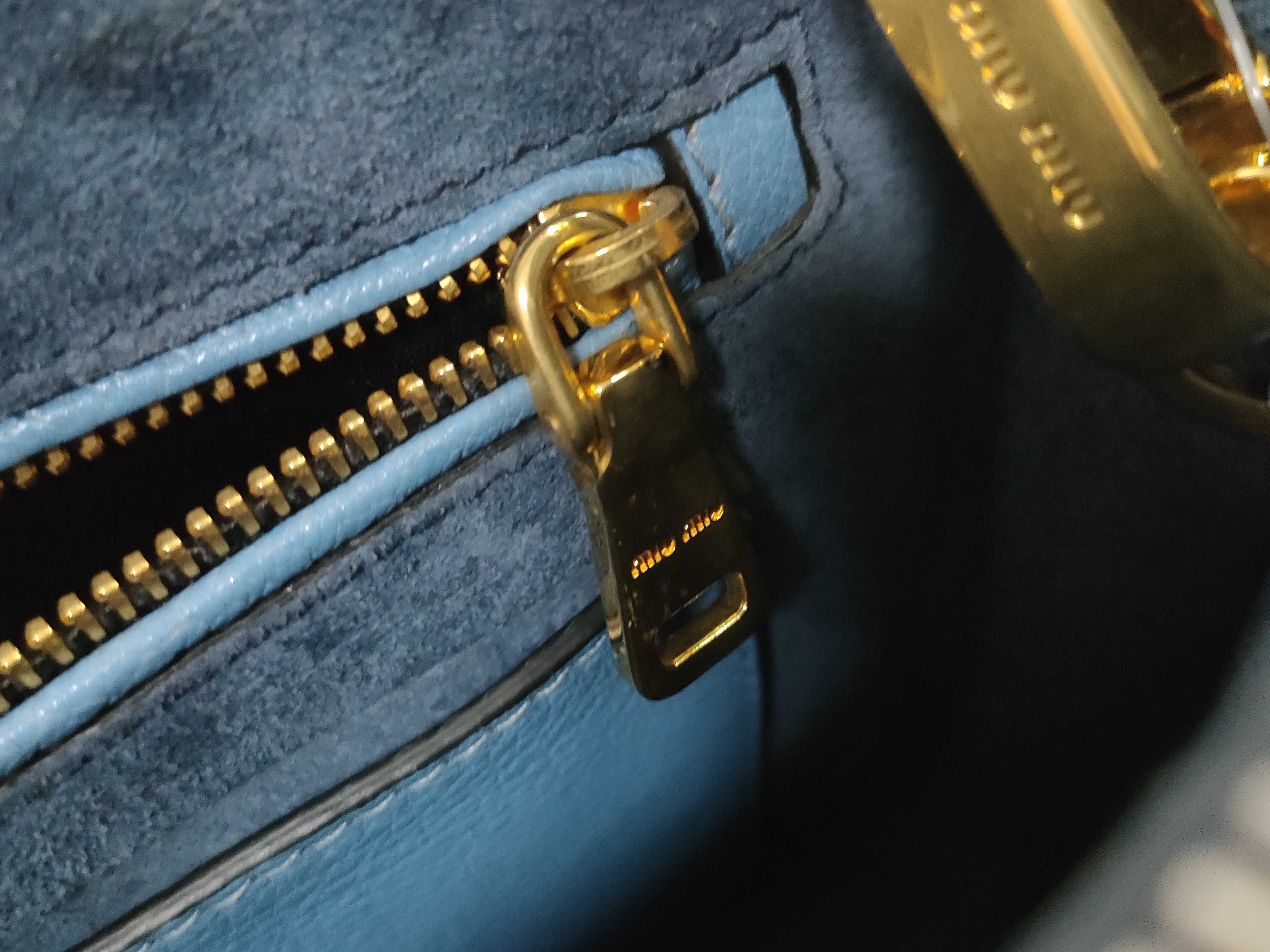 Madras Handbag, Blue — view 12