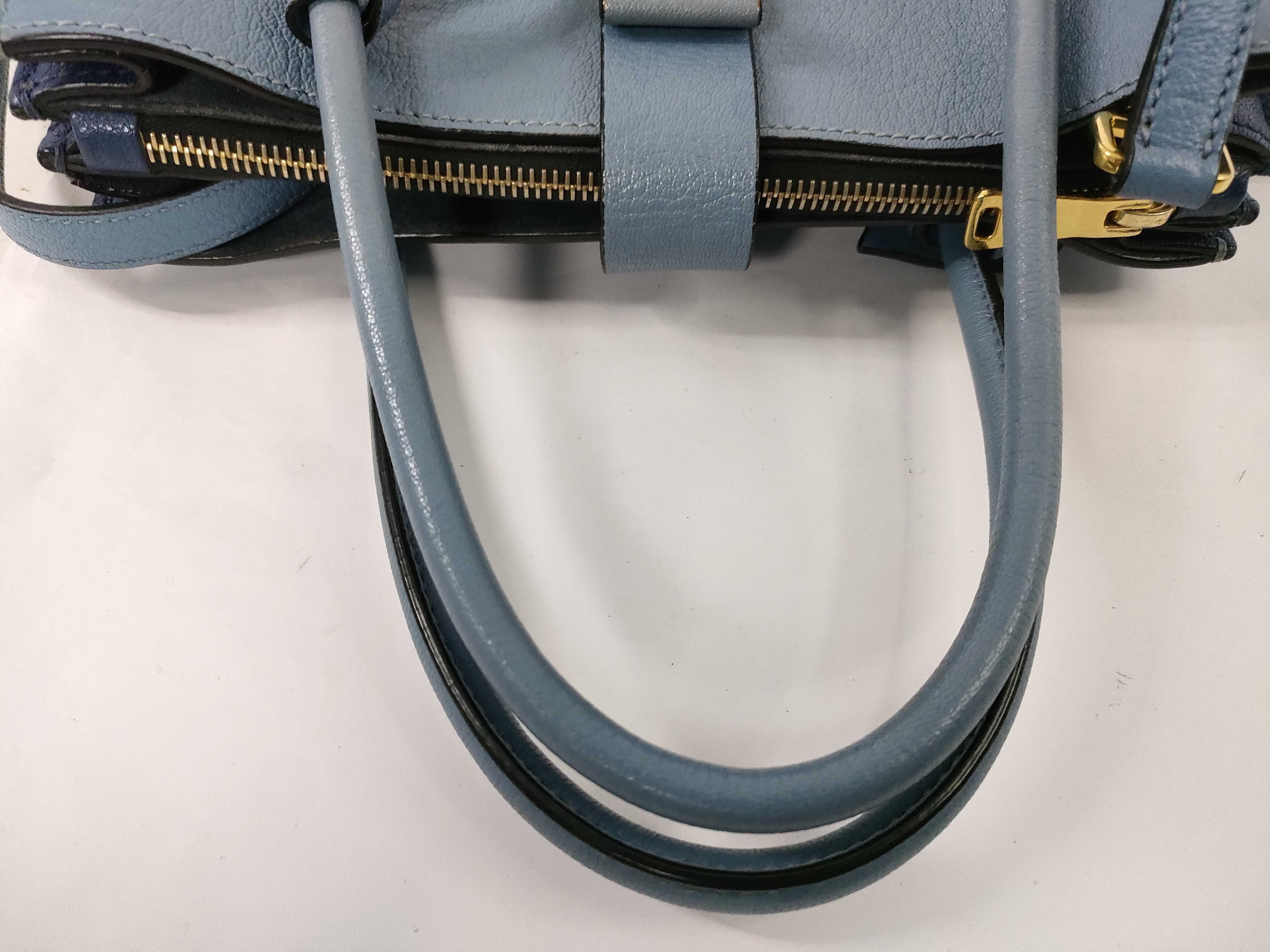 Madras Handbag, Blue — view 3