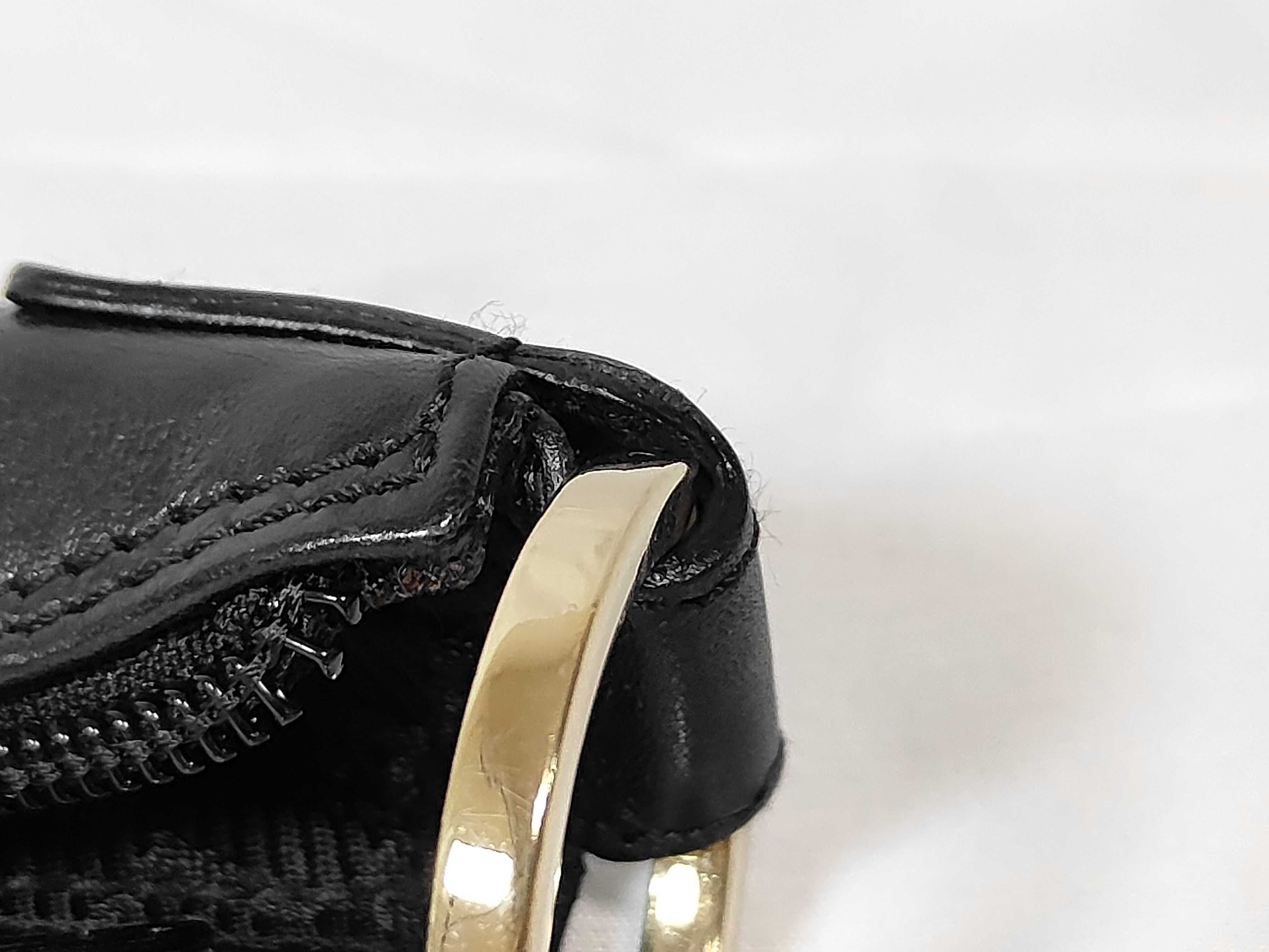 0014158 One-Shoulder Bag Half Moon Nylon x Leather Shoulder Bag — view 5