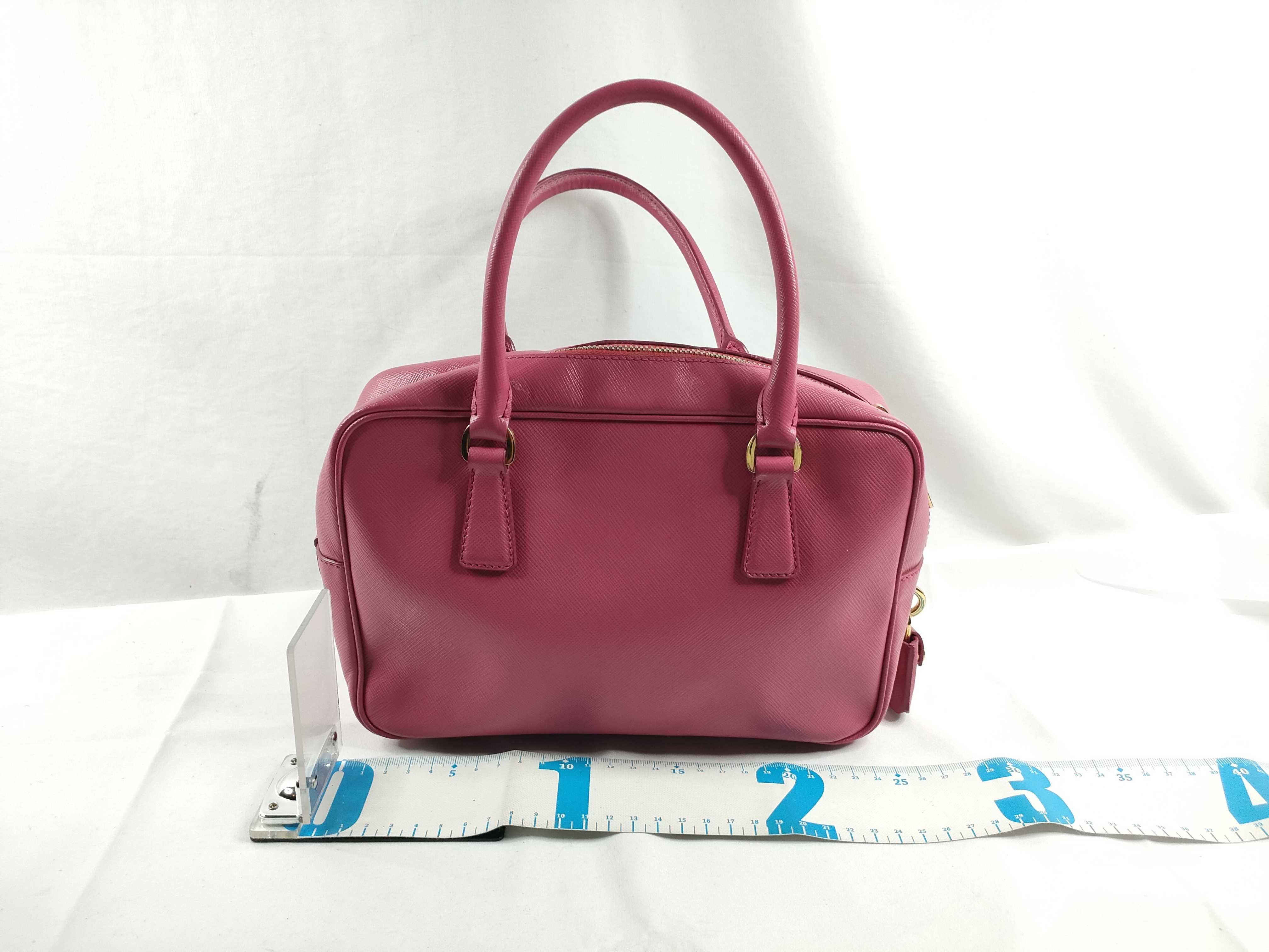 Box-shaped Saffiano Handbag — view 2