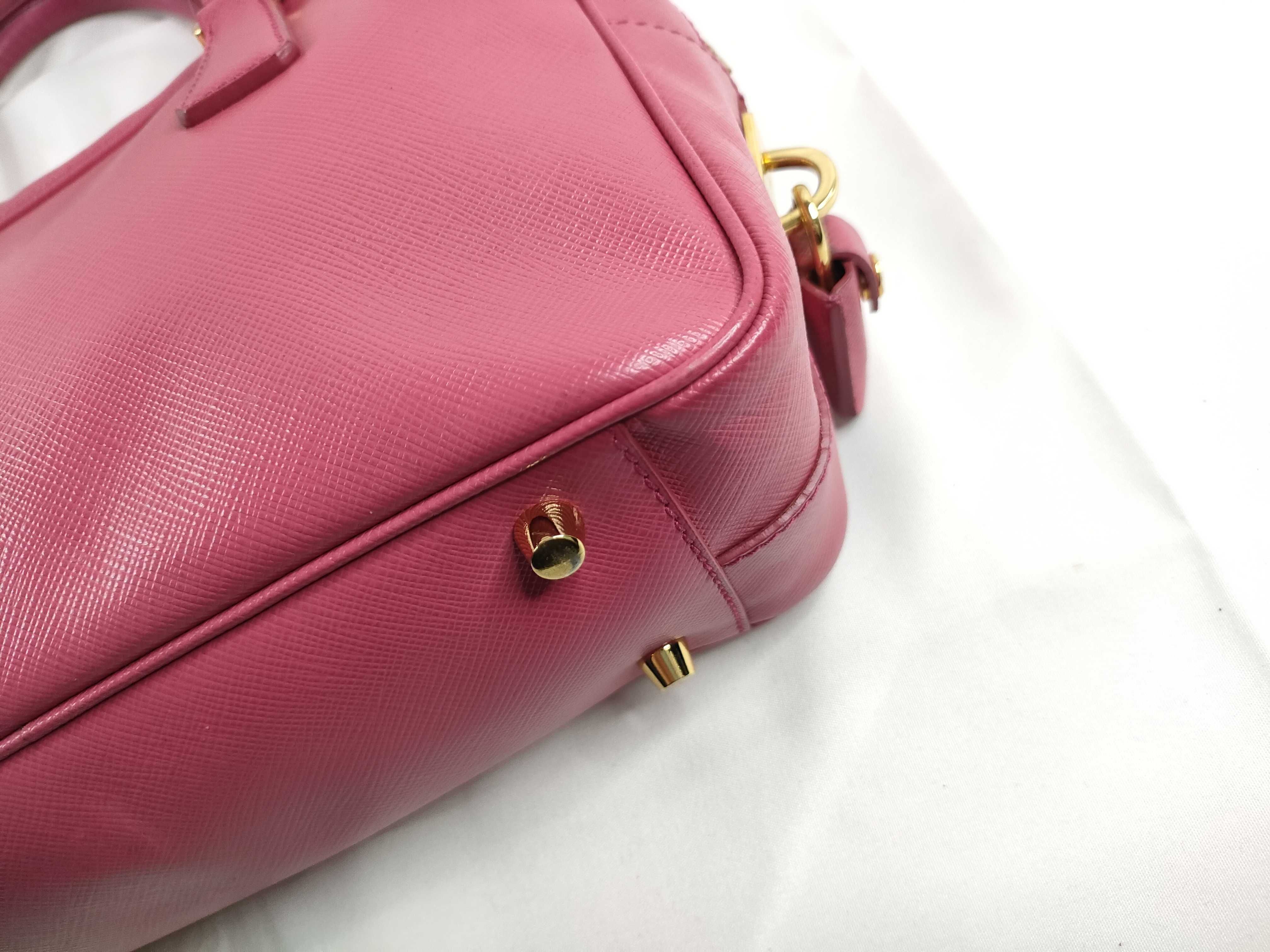 Box-shaped Saffiano Handbag — view 5