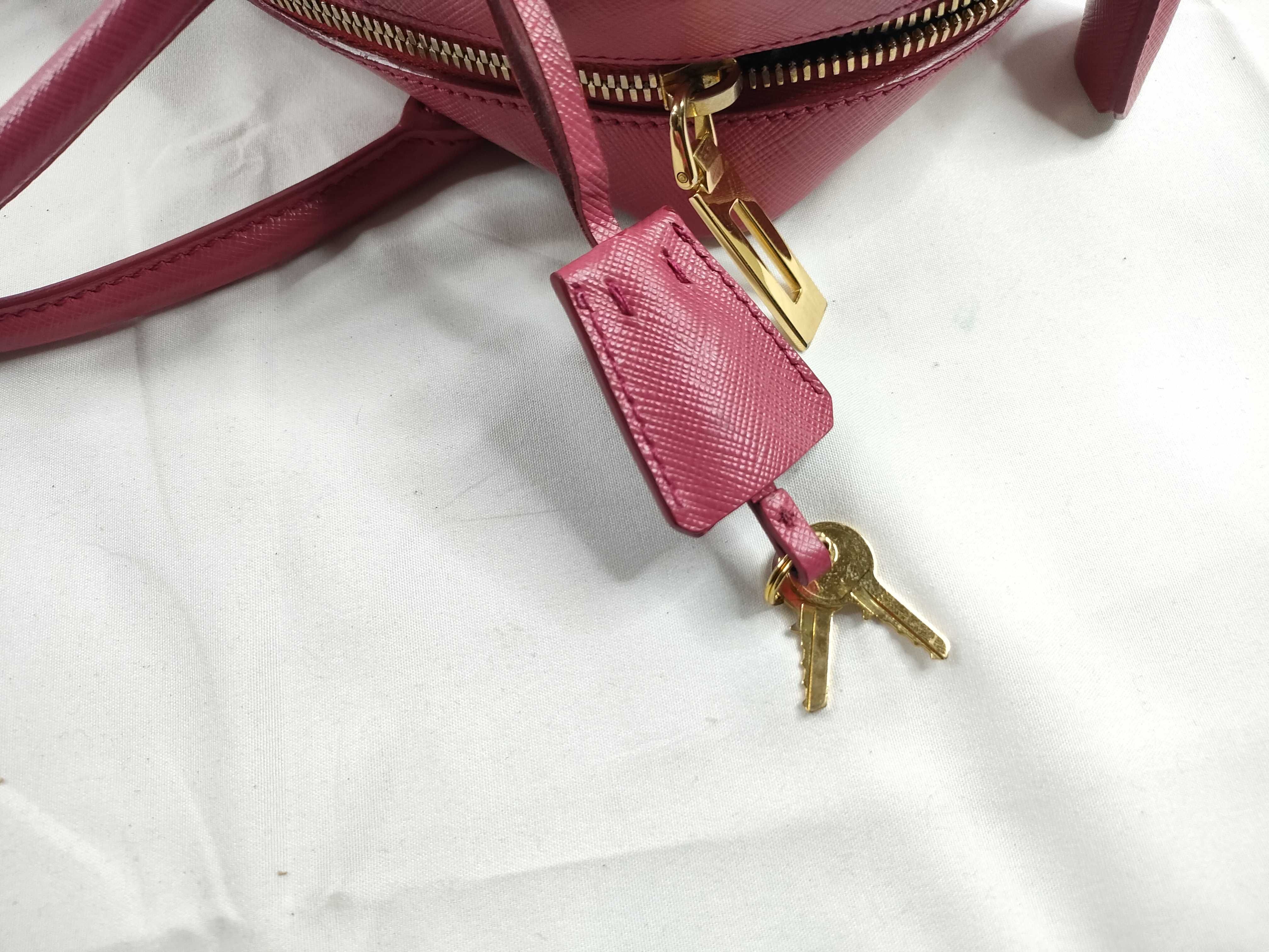 Box-shaped Saffiano Handbag — view 8