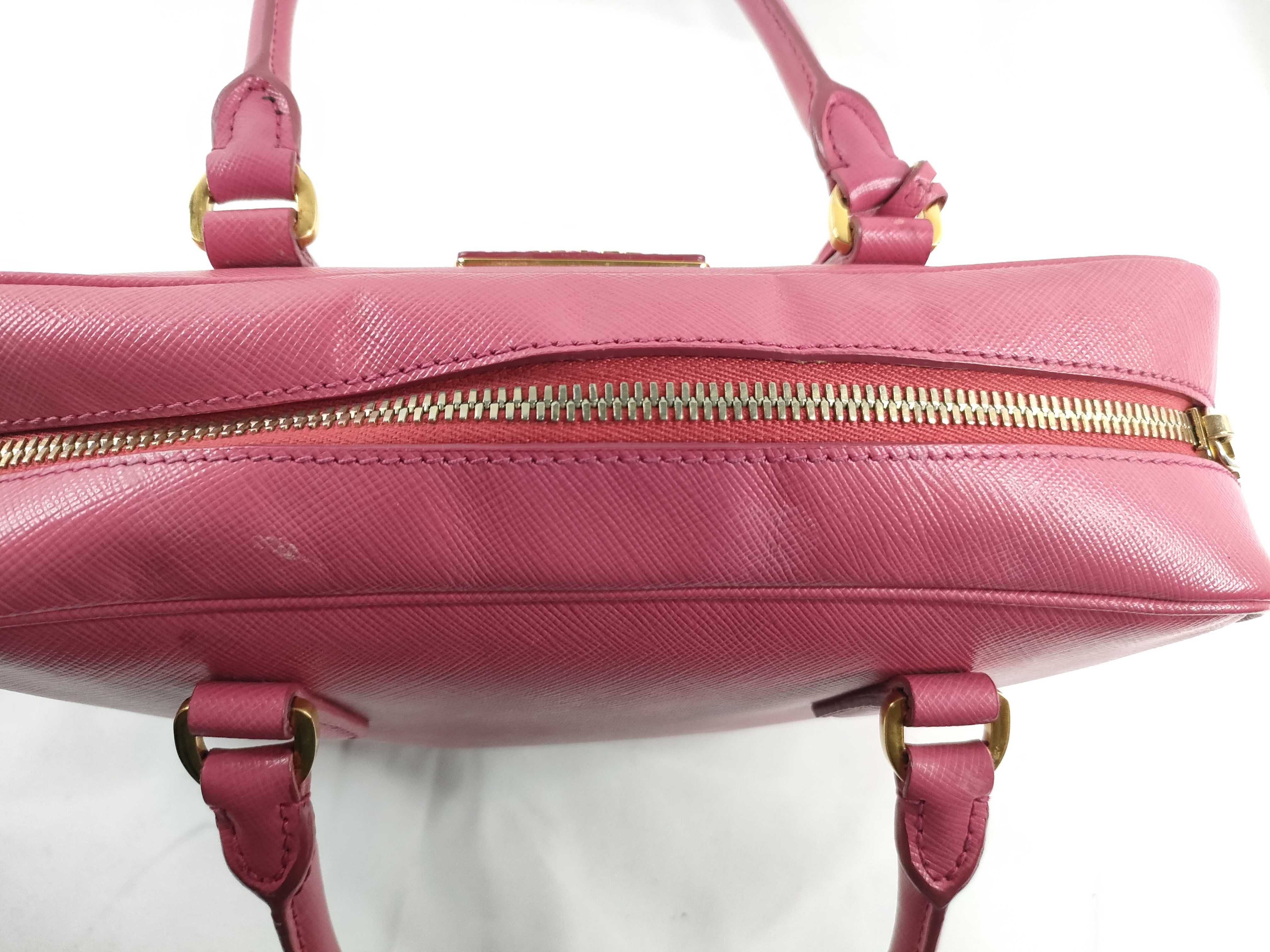 Box-shaped Saffiano Handbag — view 9