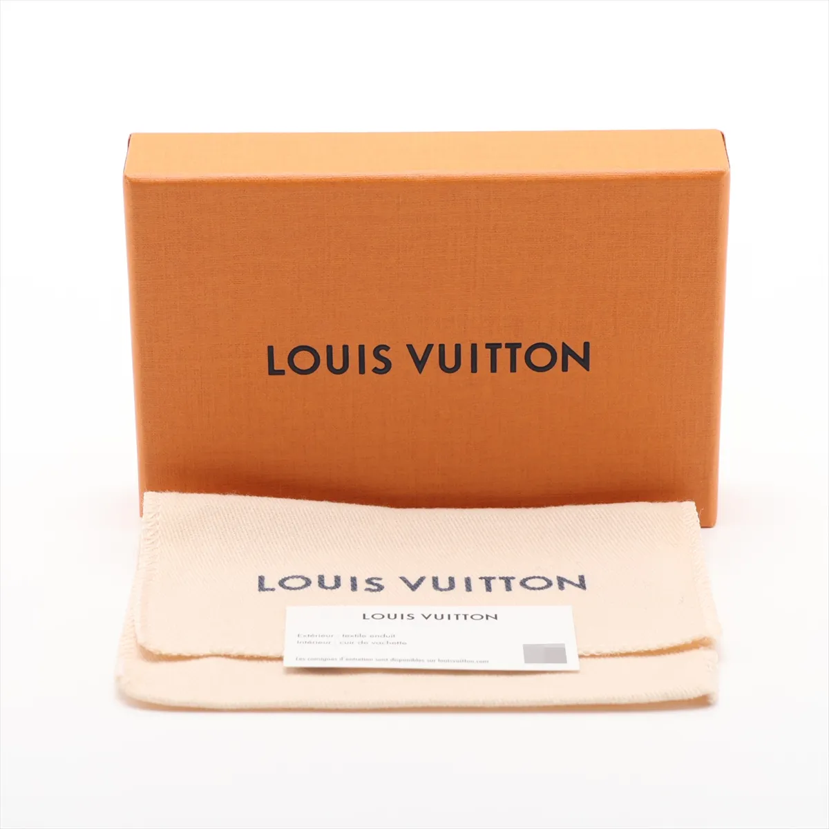 Monogram Bleach Organizer de Poche, Model No. 9, Navy, Card Case, M82828, RFID detected. — view 5
