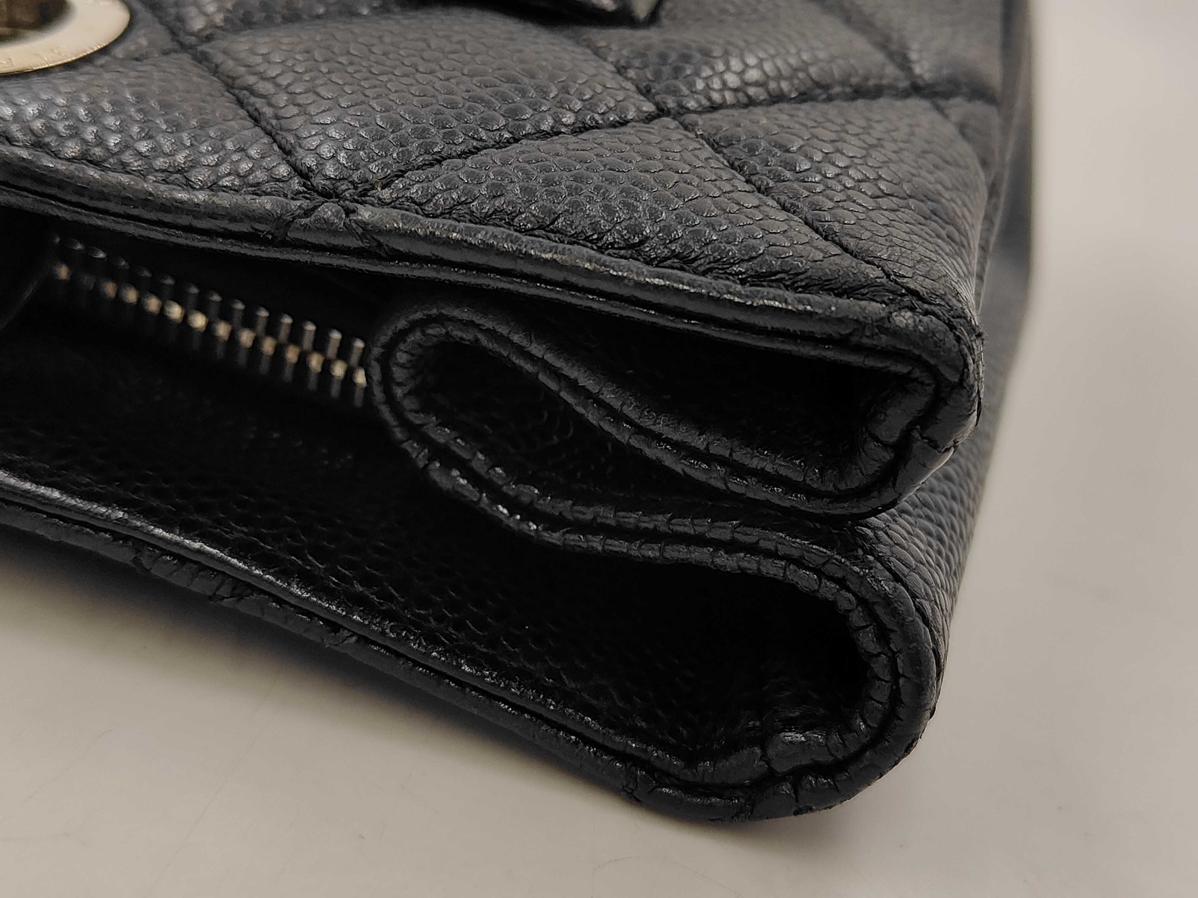 GST Tote Caviar Leather Black Tote Bag — view 11