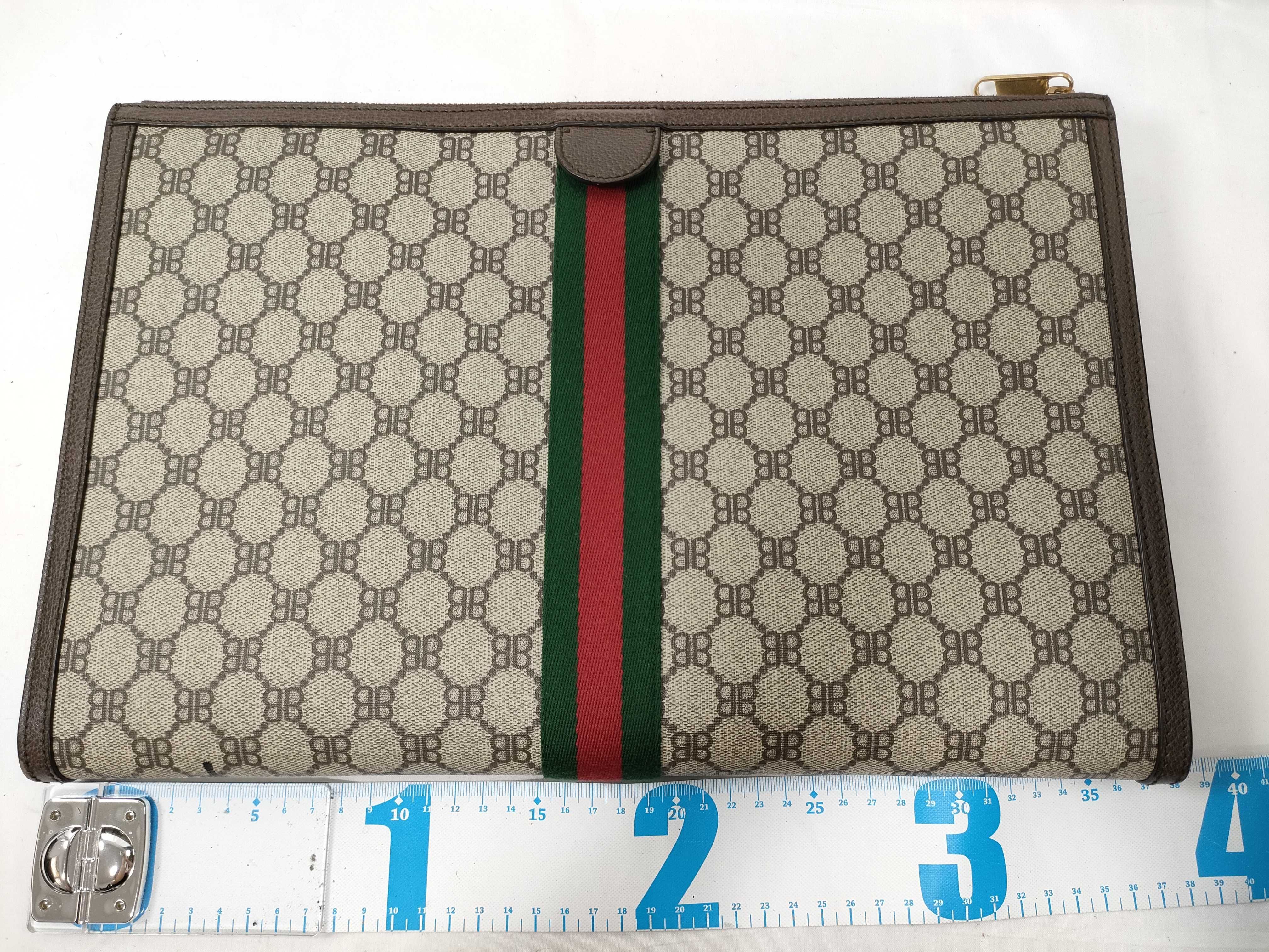 Balenciaga PVC Hacker Clutch Bag — view 2