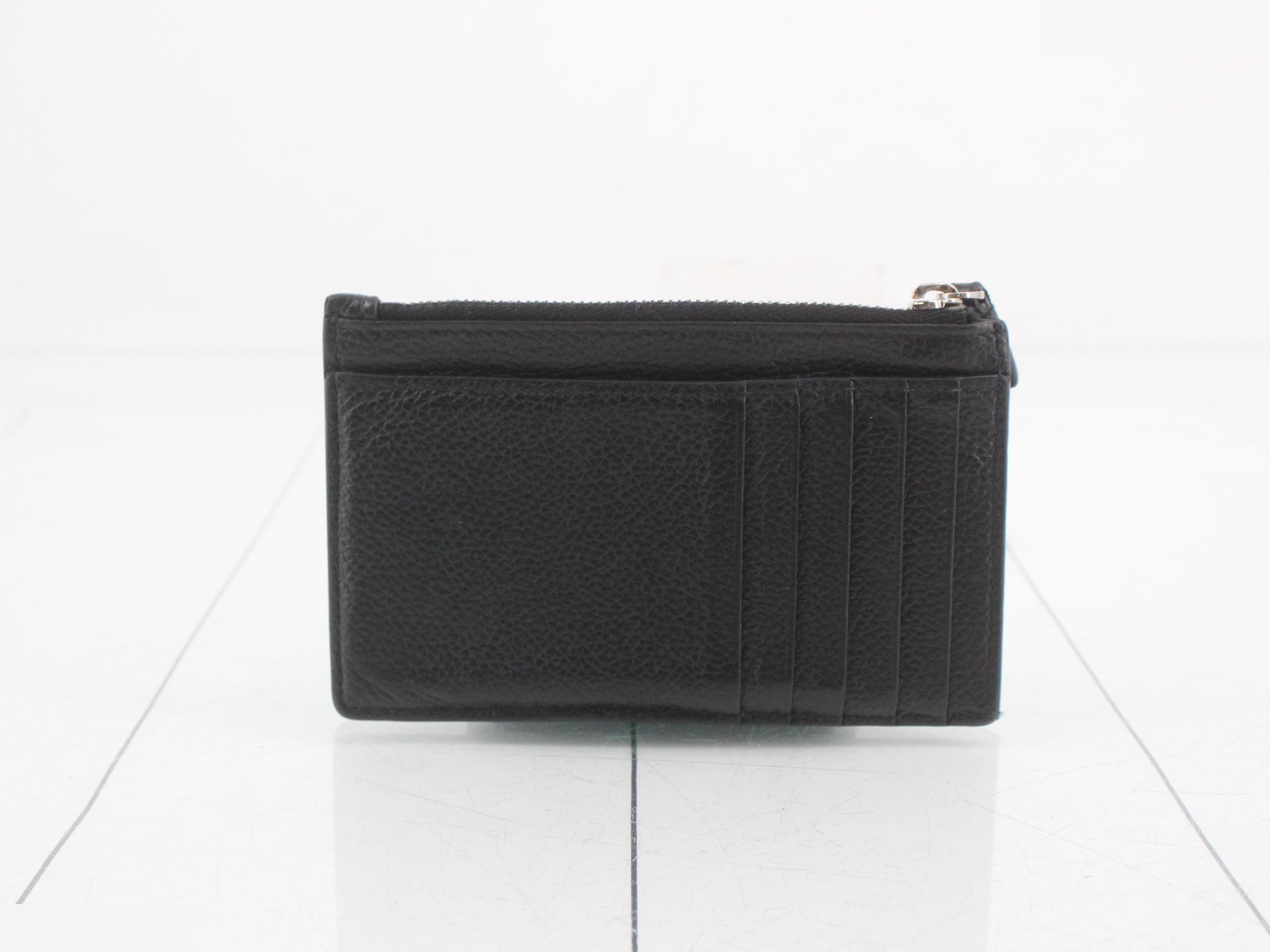 Everyday Coin Case, Leather, Black — view 2