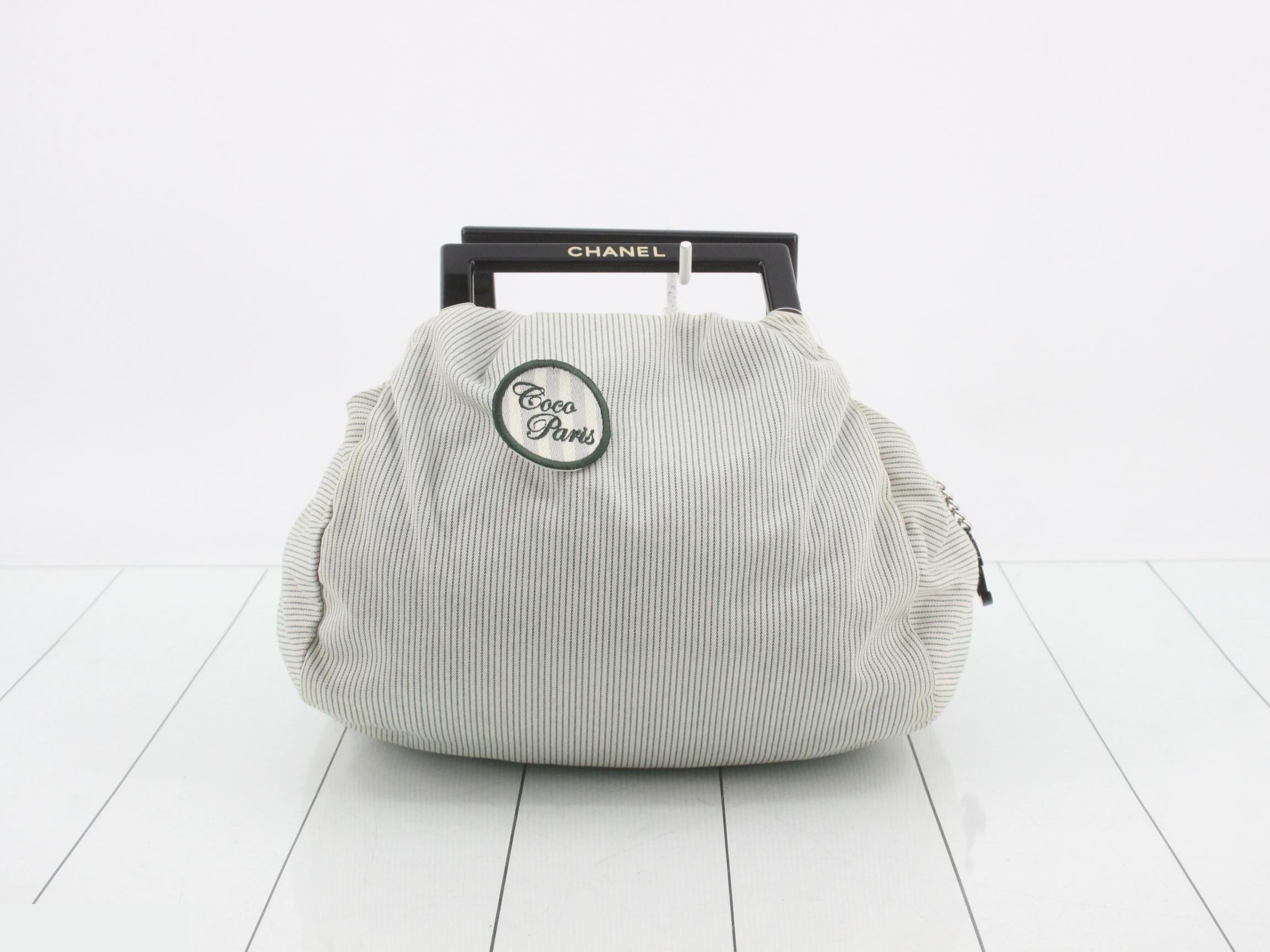 striped handbag — view 2