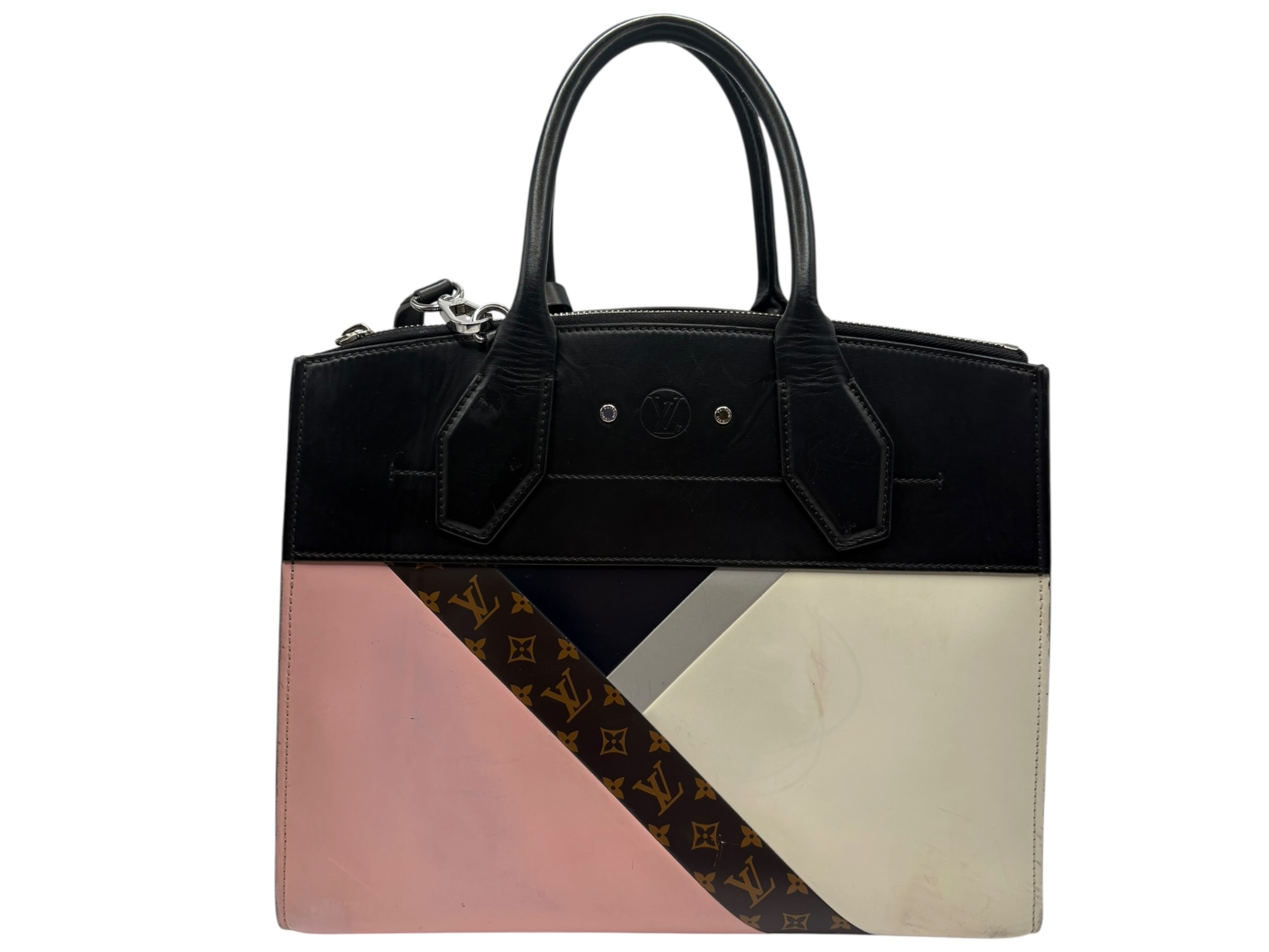 LV Logo City Steamer MM M53802 Multicolor Shoulder Bag — view 2
