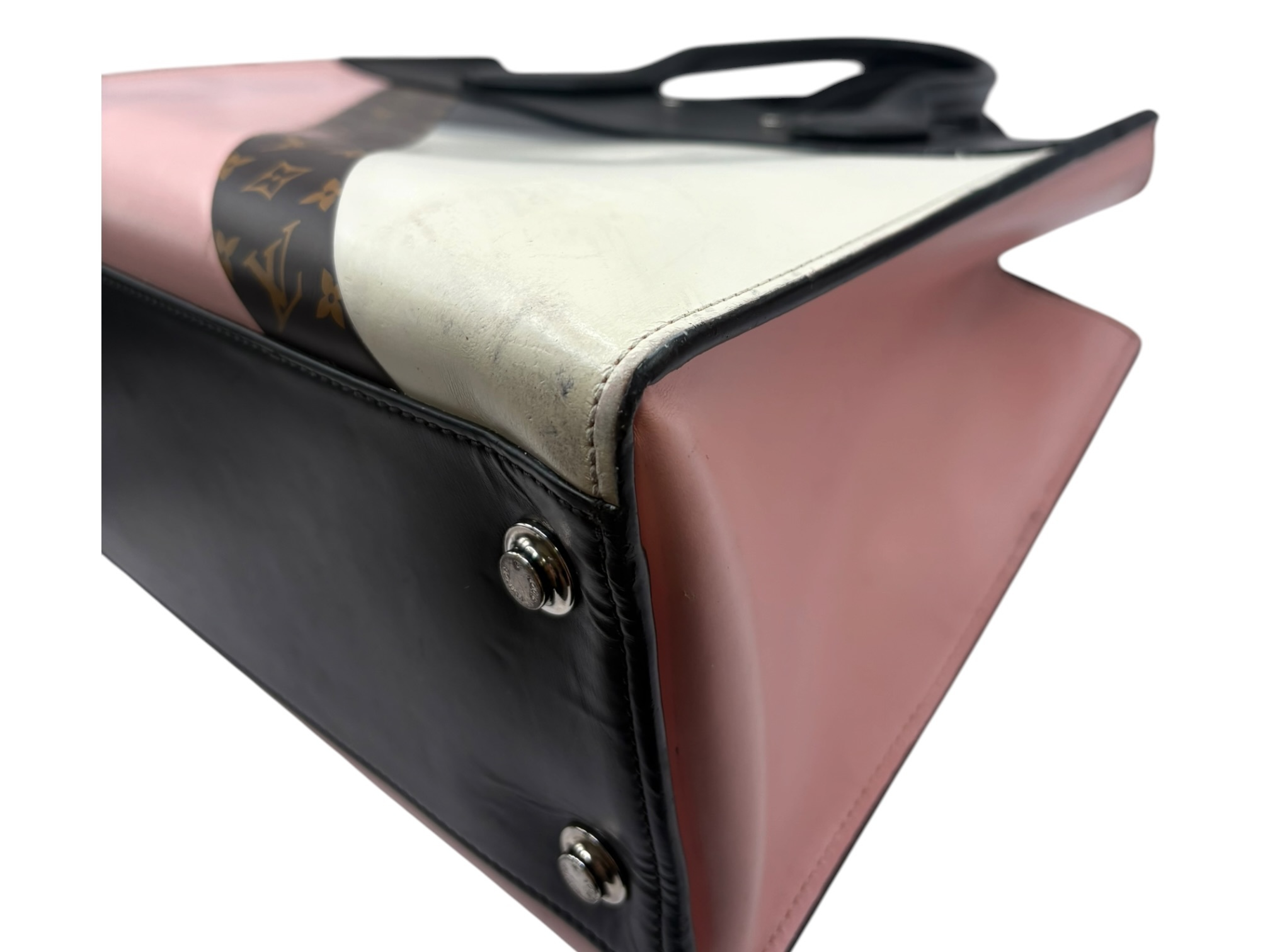 LV Logo City Steamer MM M53802 Multicolor Shoulder Bag — view 5