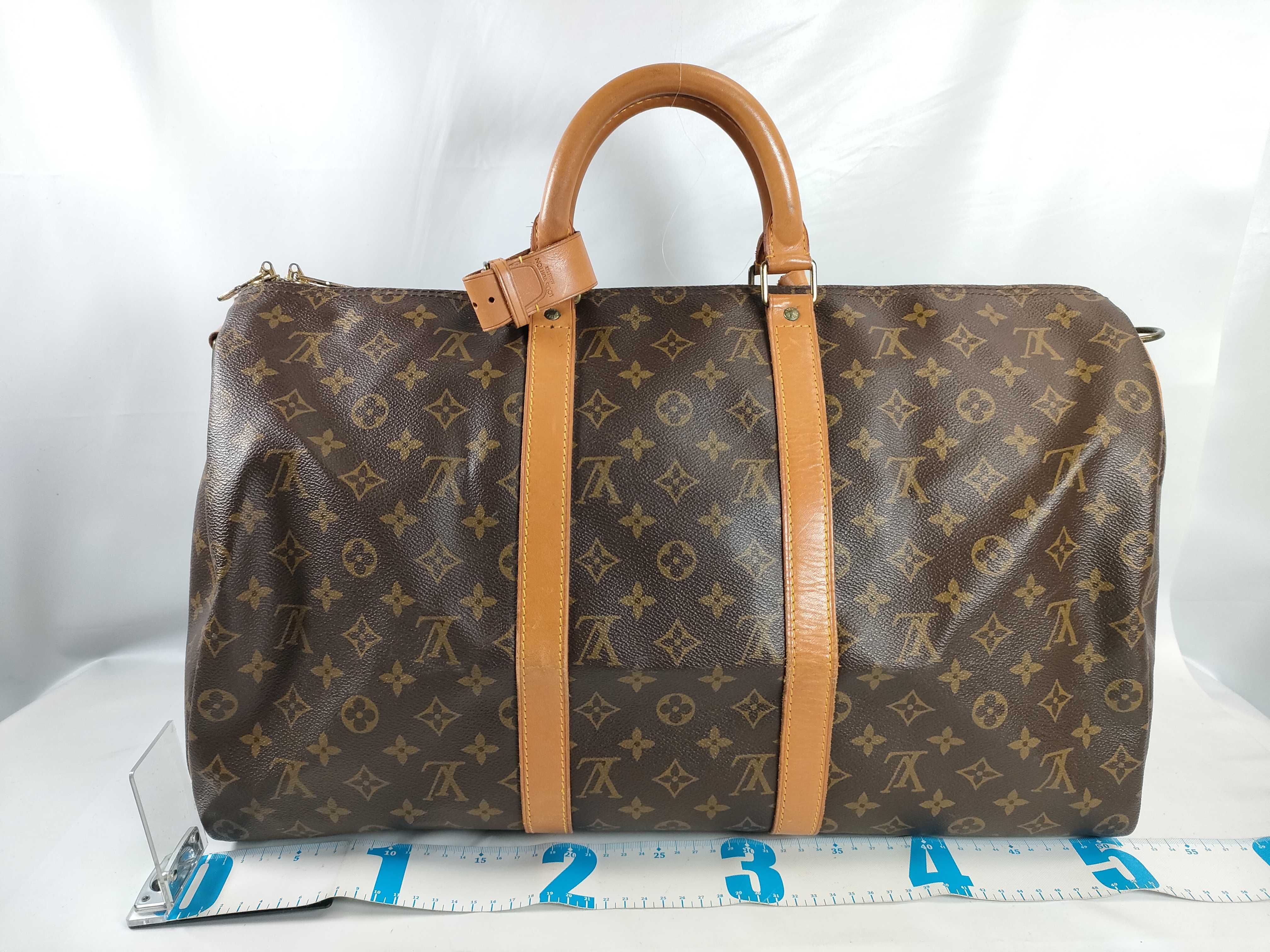 Monogram Keepall Bandoulière 50 Boston Bag Brown Boston Bag — view 2