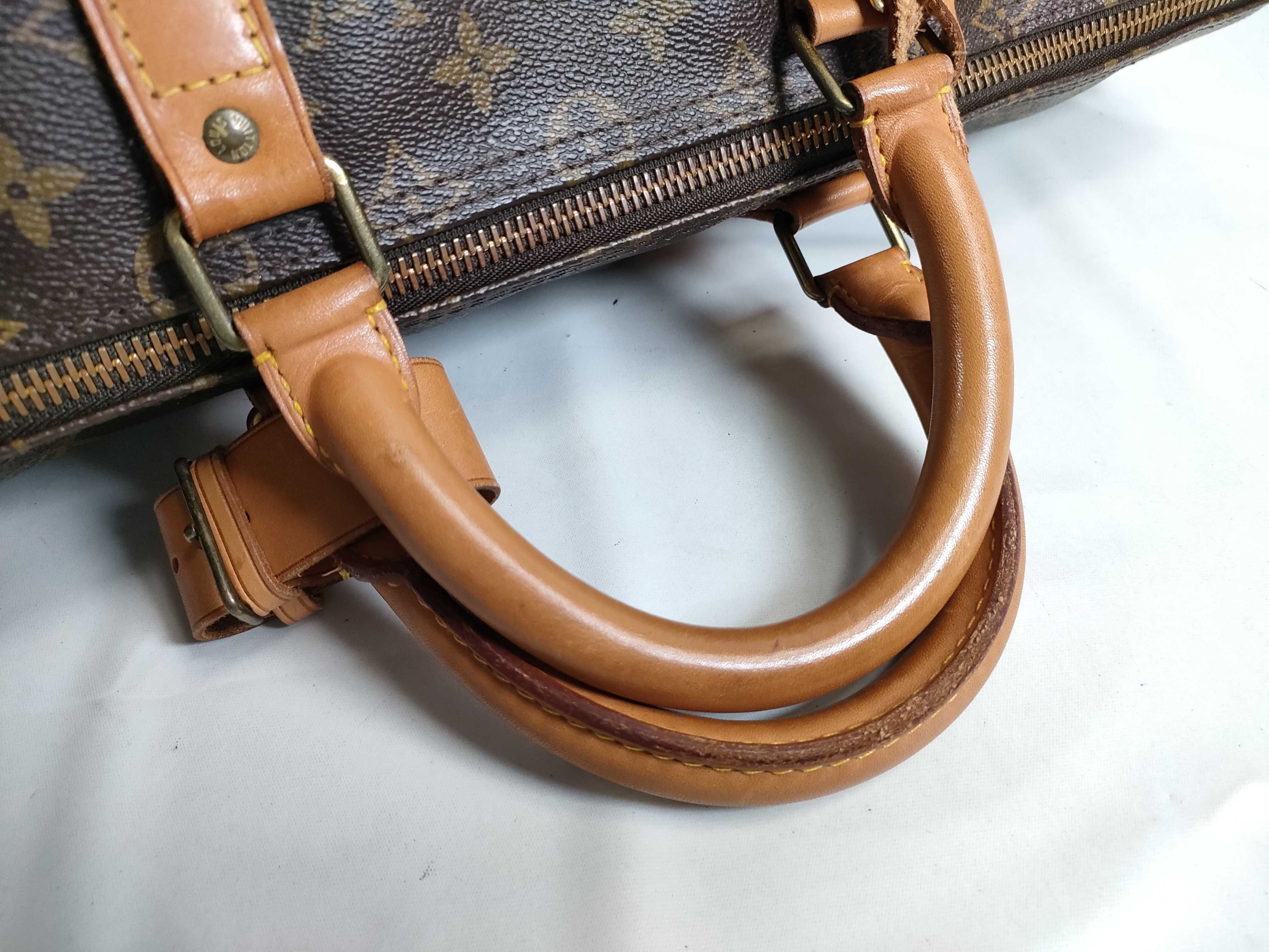 Monogram Keepall Bandoulière 50 Boston Bag Brown Boston Bag — view 3
