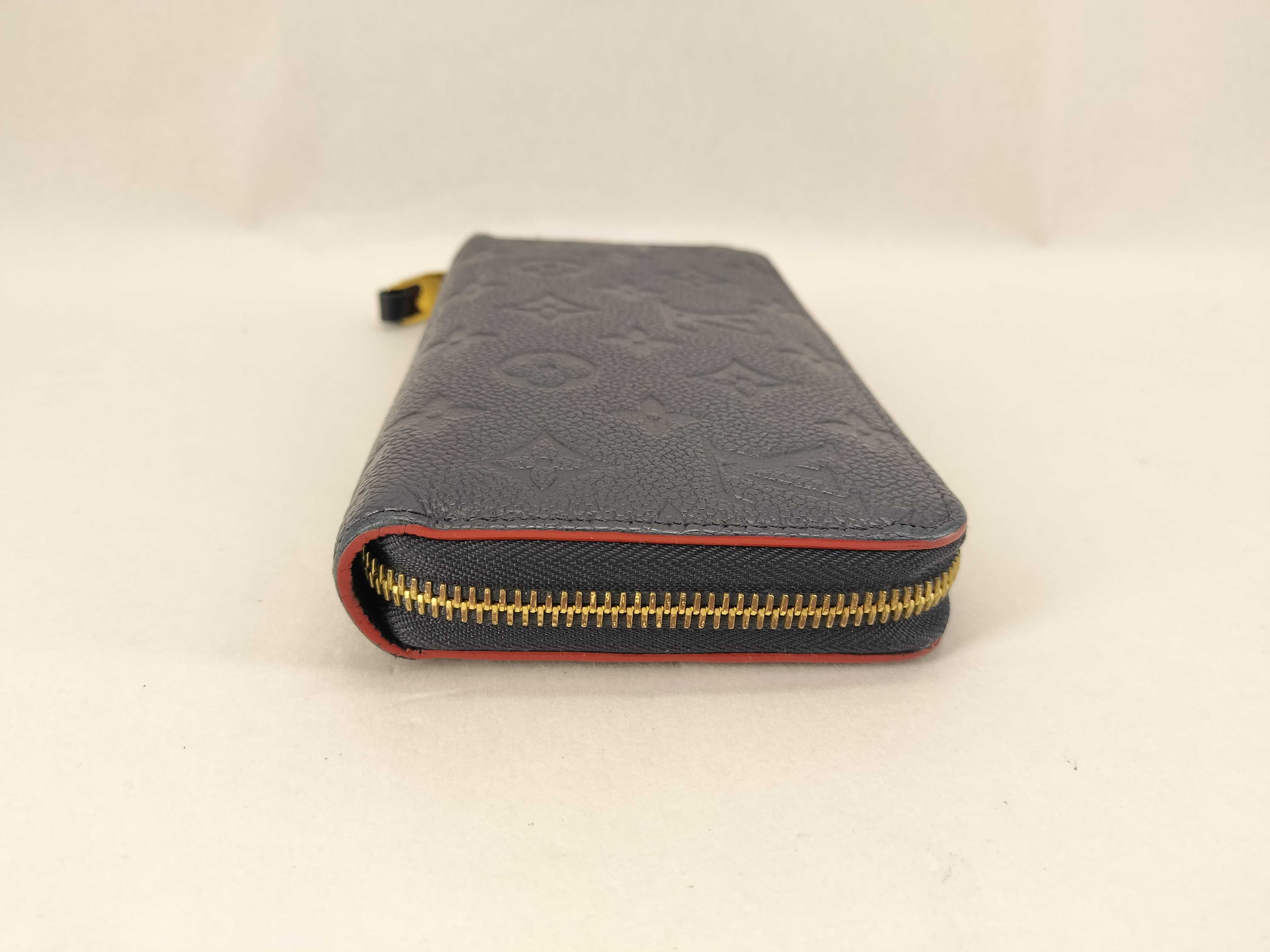 Monogram Empreinte Zippy Wallet Navy x Red — view 4