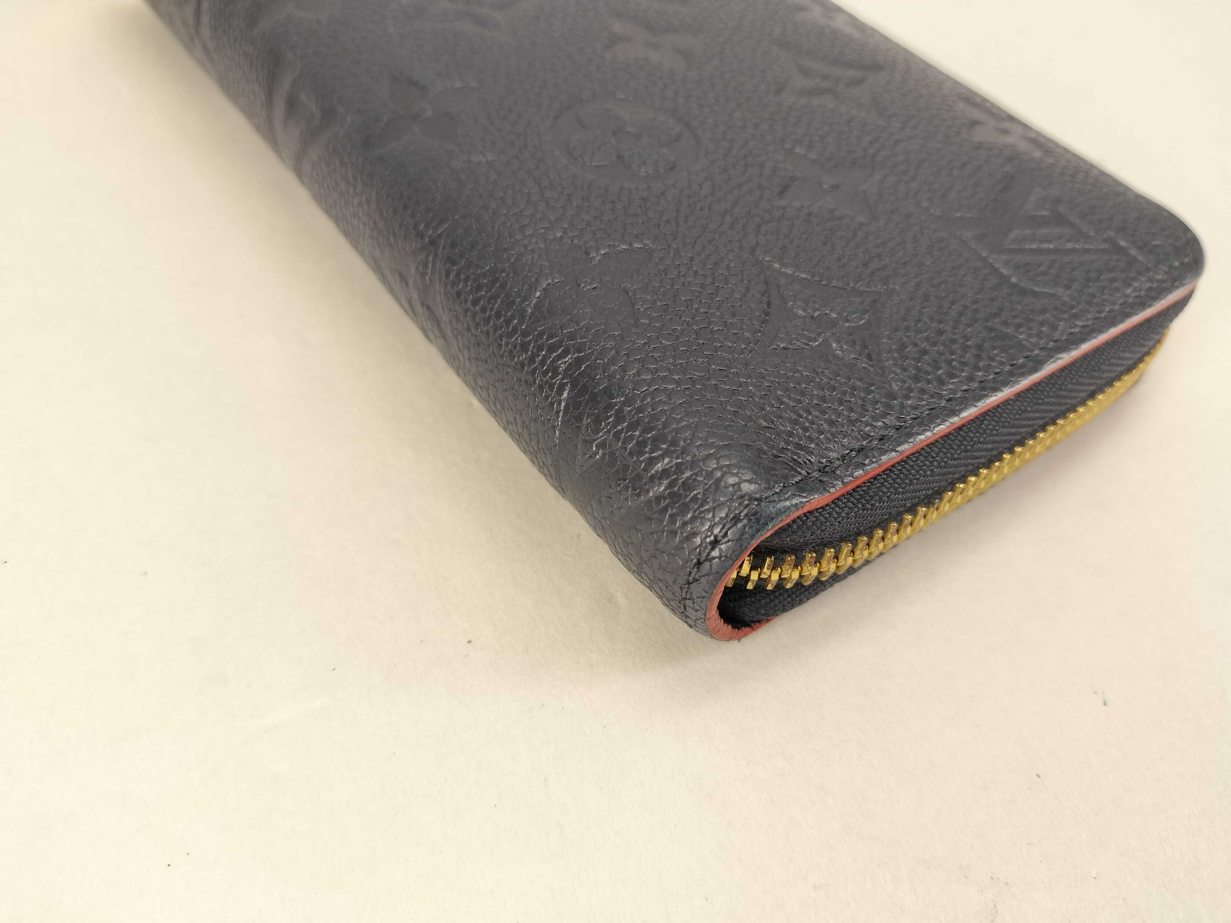 Monogram Empreinte Zippy Wallet Navy x Red — view 5