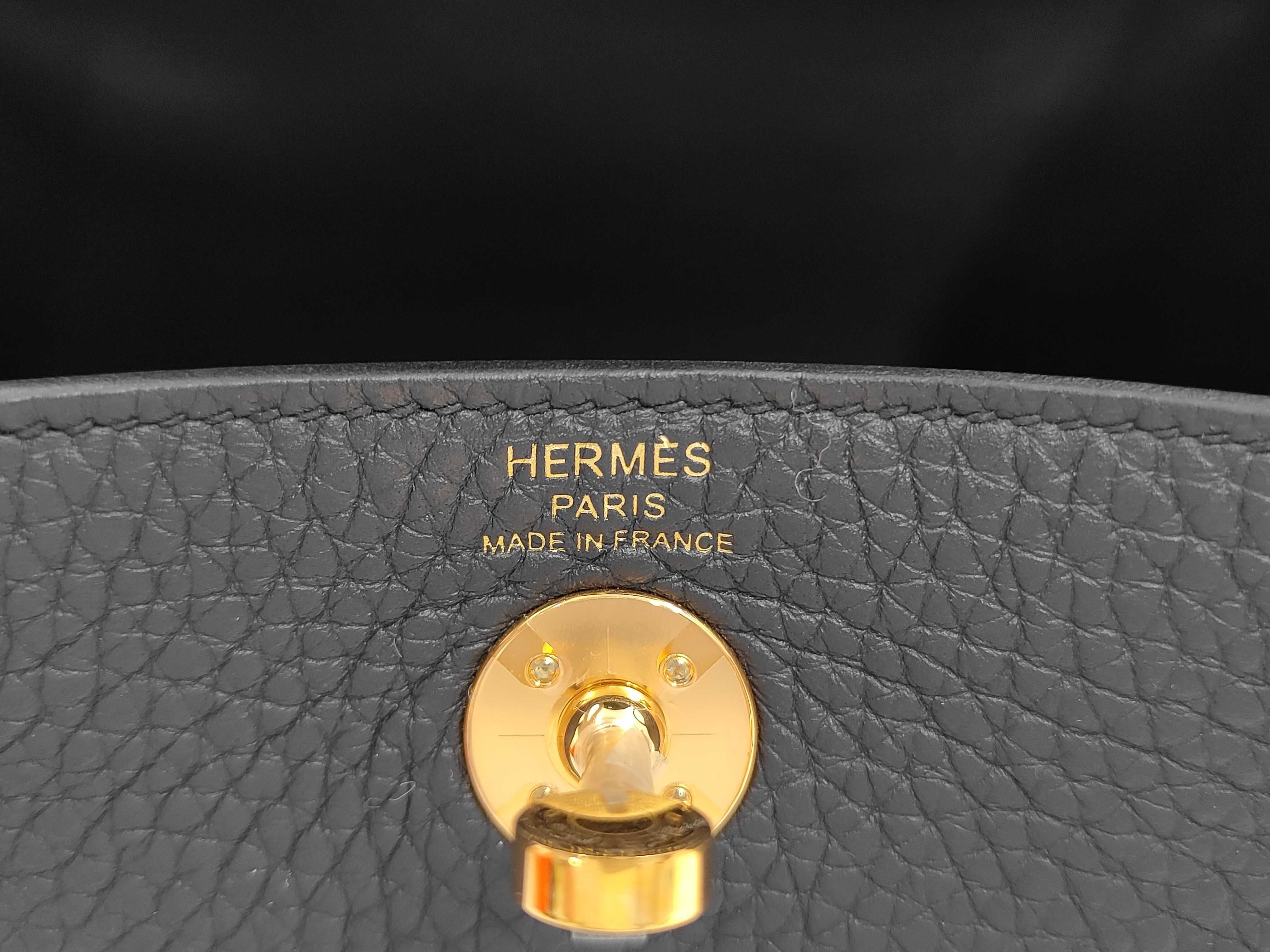 Mini Lindy Taurillion Leather Shoulder Bag — view 9