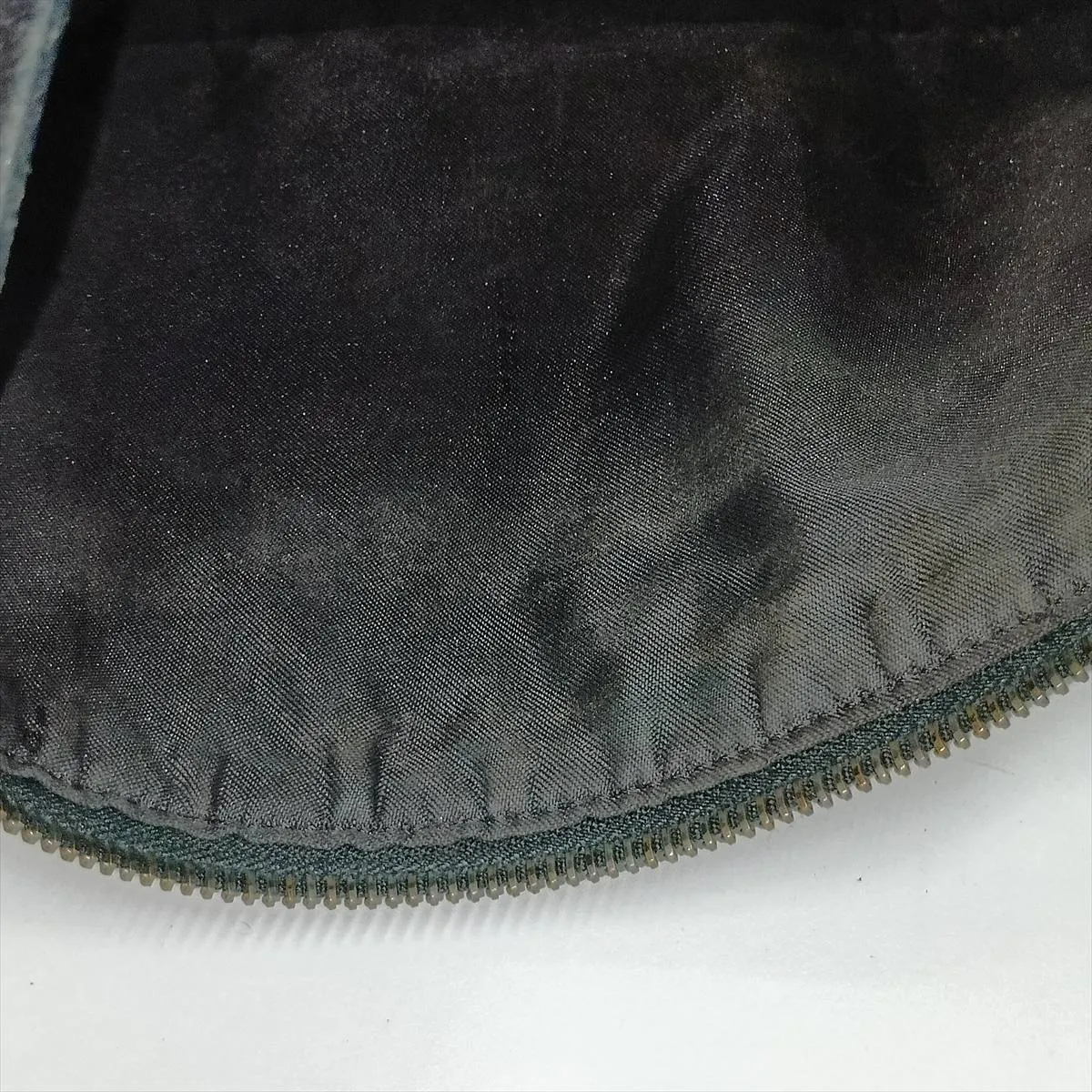Zucchino Canvas x Leather Handbag, Gray x Black — view 11