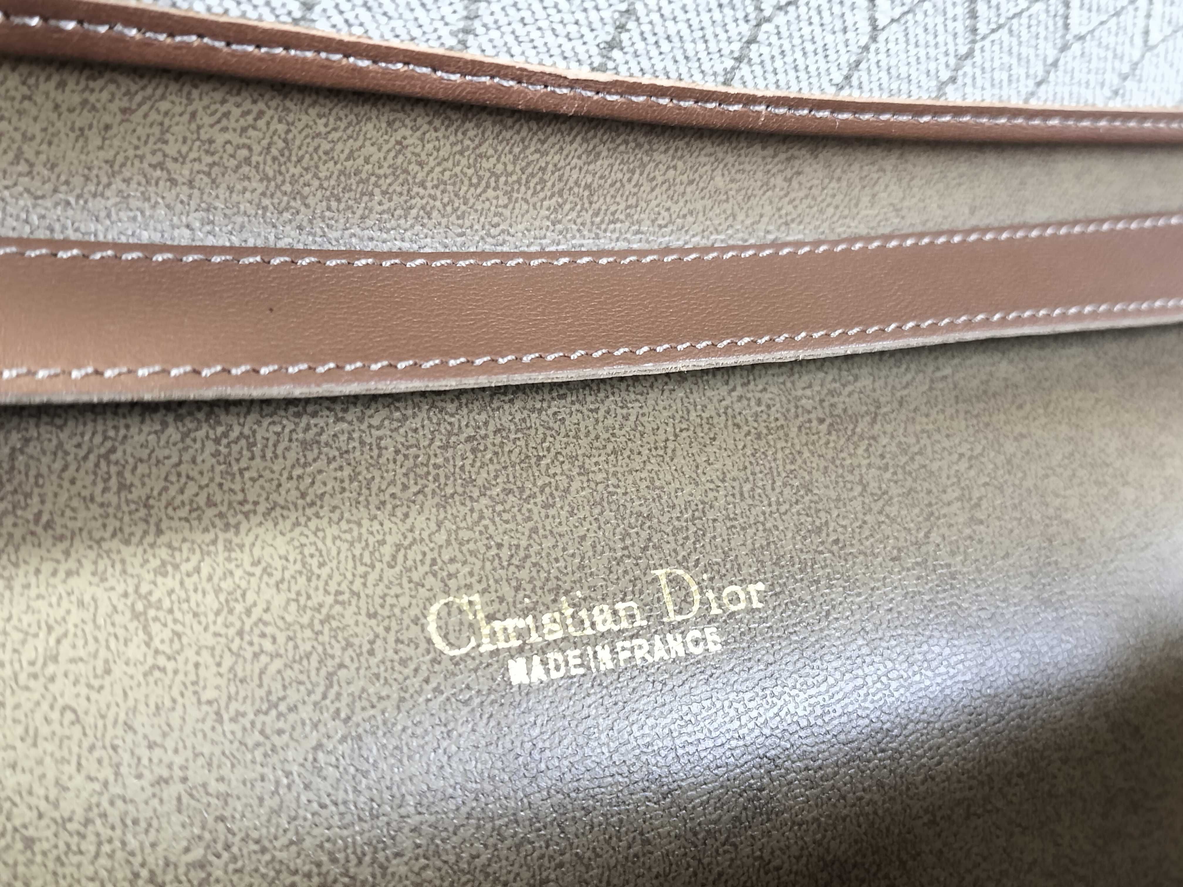 Honeycomb Shoulder Bag, PVC Leather, Brown Shoulder Bag — view 12
