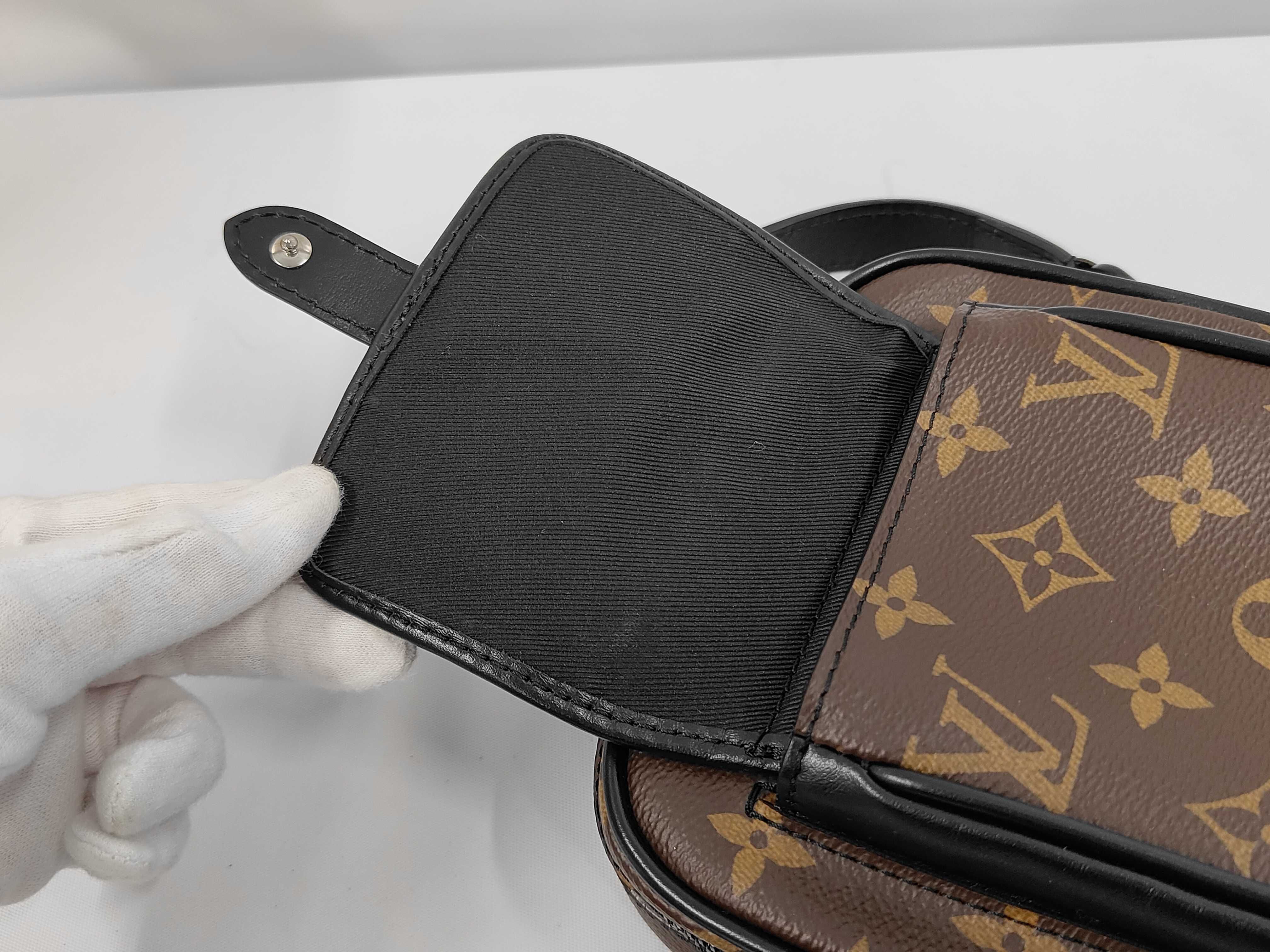 Monogram Macassar Christopher Wearable Wallet M69404 Shoulder Bag — view 7