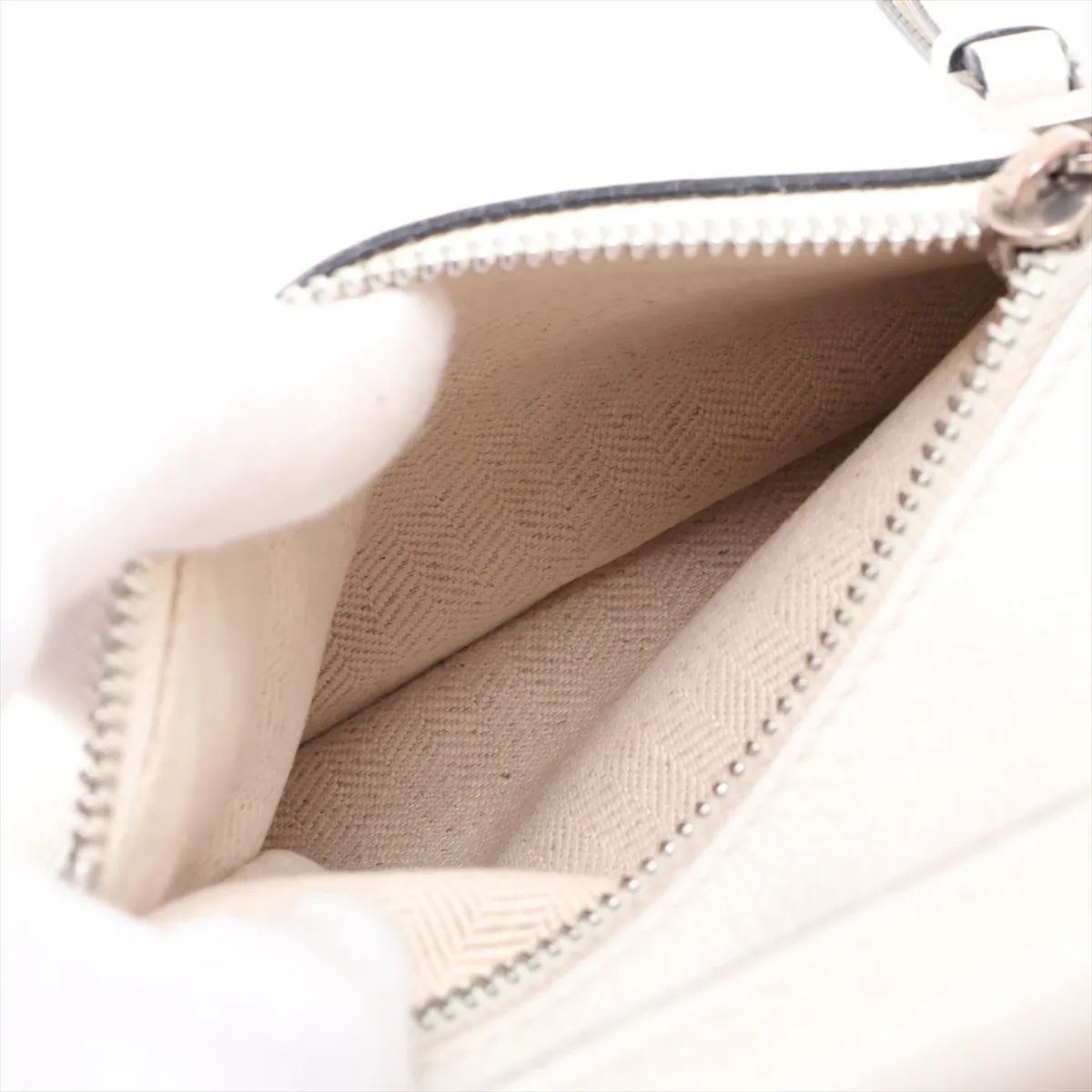 Puzzle Bag Small Leather 2-Way Handbag White (with aftermarket parts) — view 11