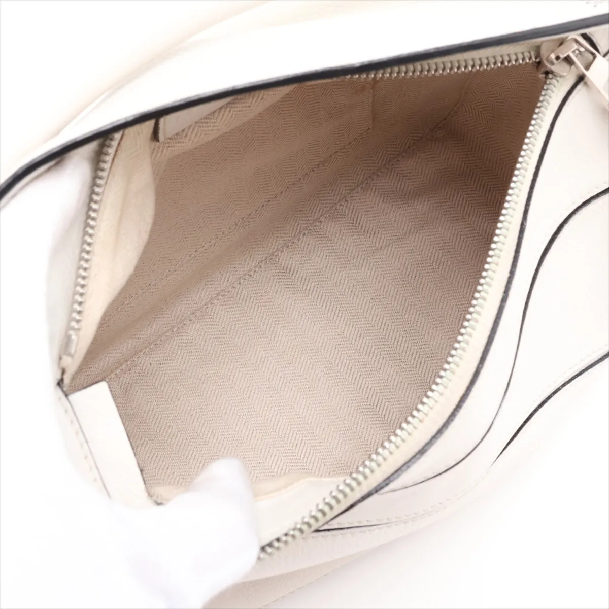 Puzzle Bag Small Leather 2-Way Handbag White (with aftermarket parts) — view 8