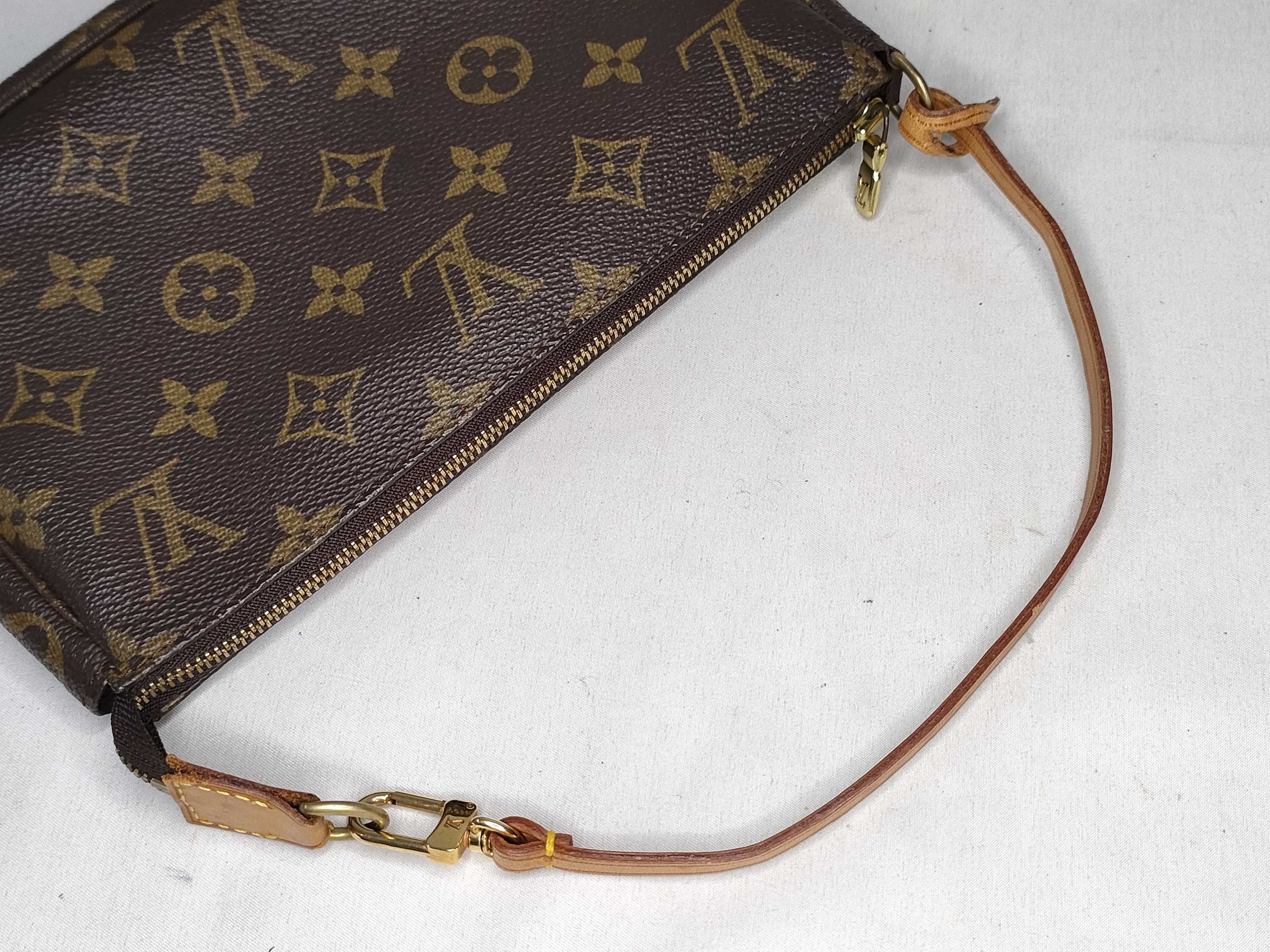 Monogram Pochette Accessoires M51980 VI0080 Brown Handbag — view 3