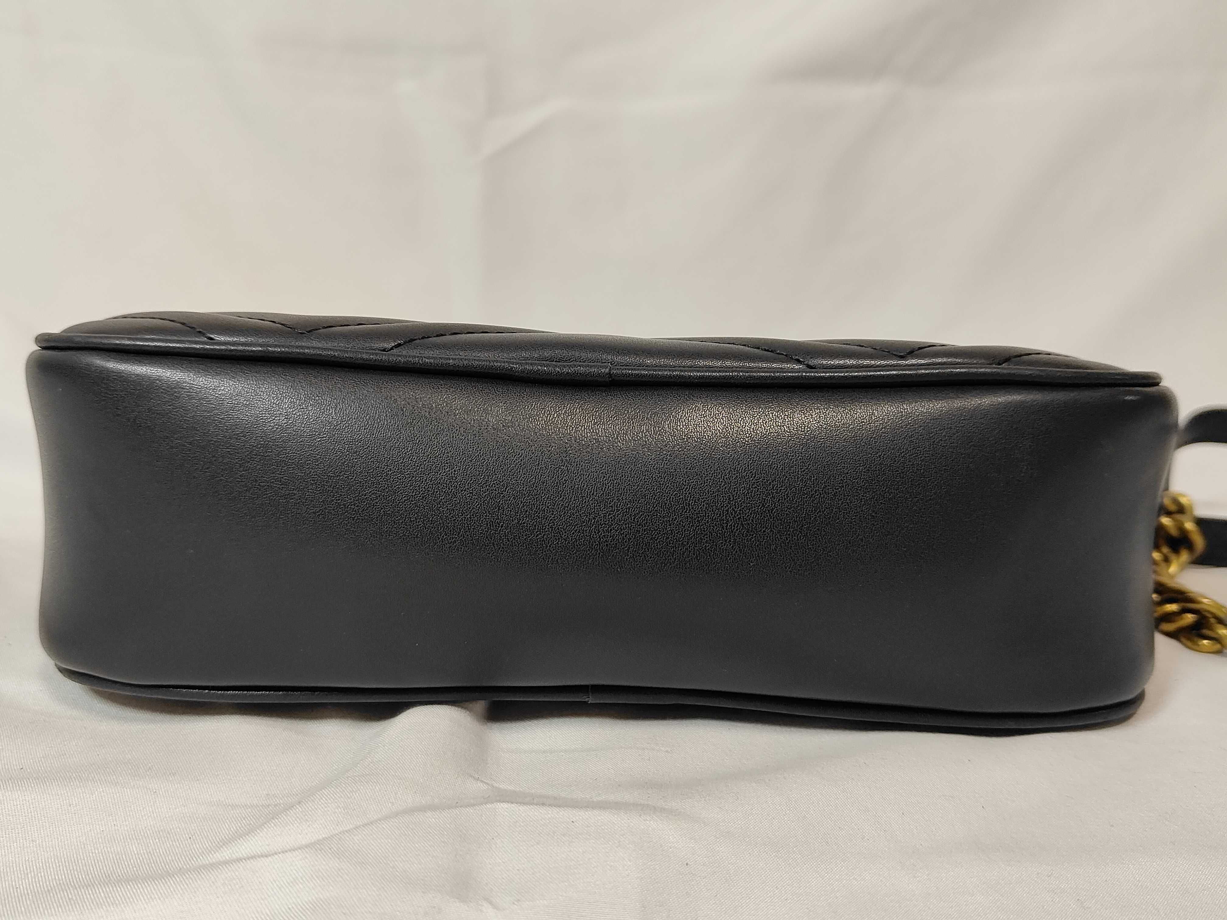 GG Marmont Shoulder Bag (Black) — view 7