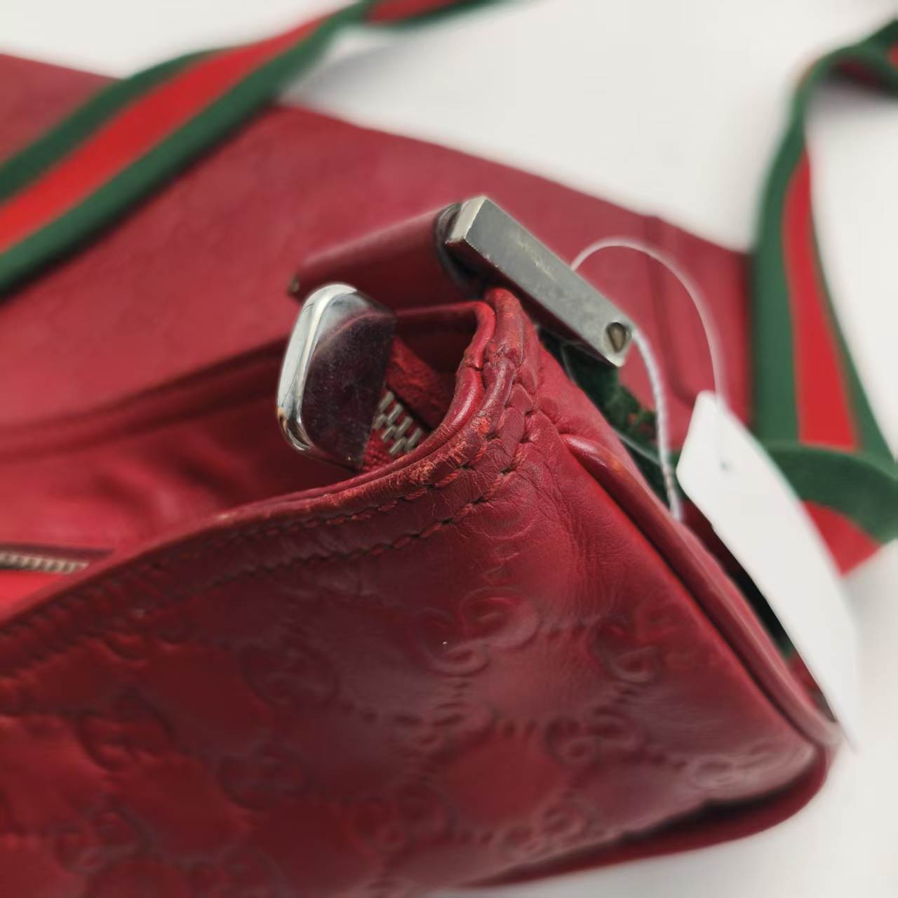 【*Shipped from: China*】GUCCI Leather Shoulder Bag 193715 — view 9