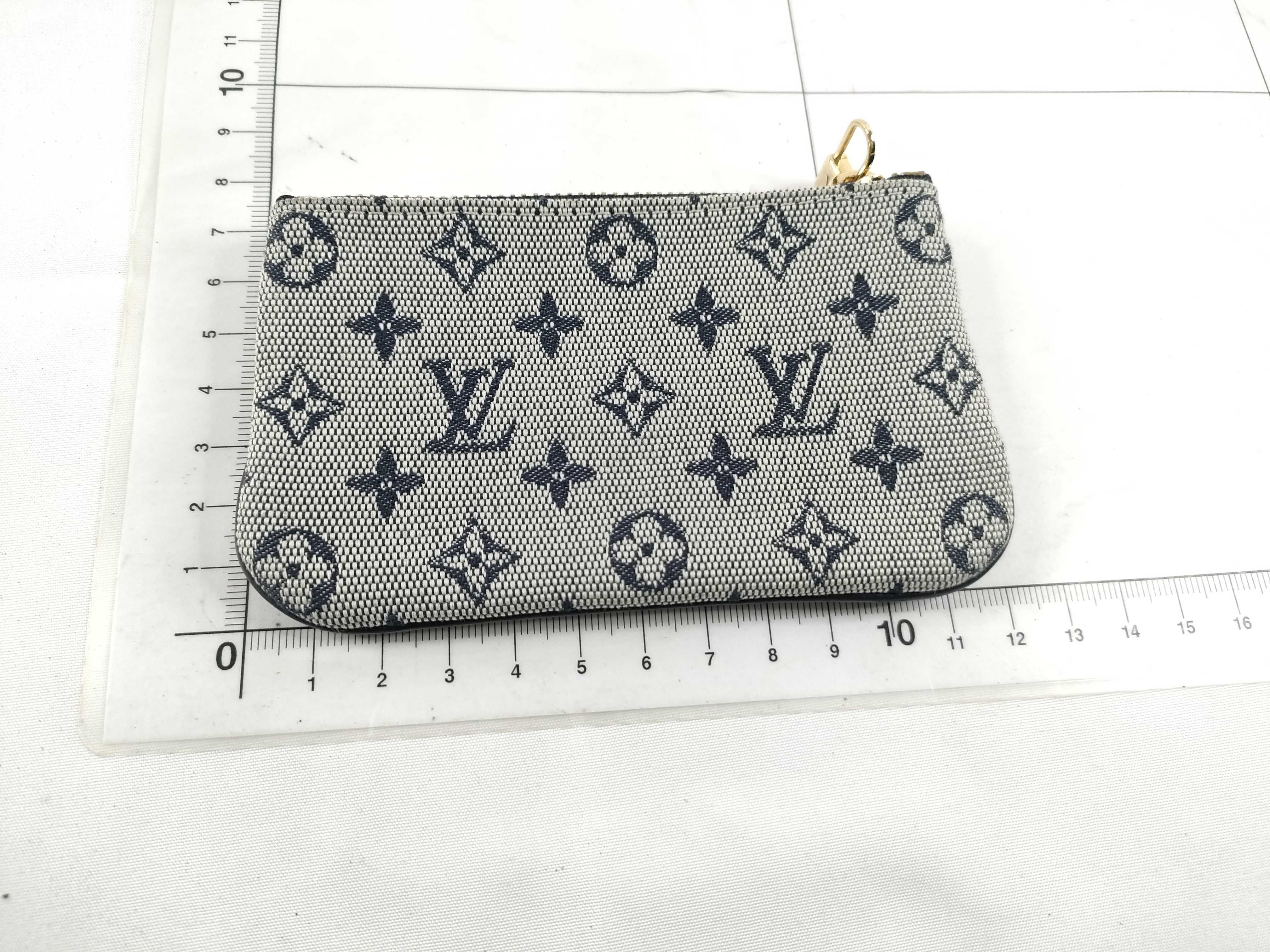Monogram Mini Pochette Clé Monogram Mini Navy Coin Case — view 2