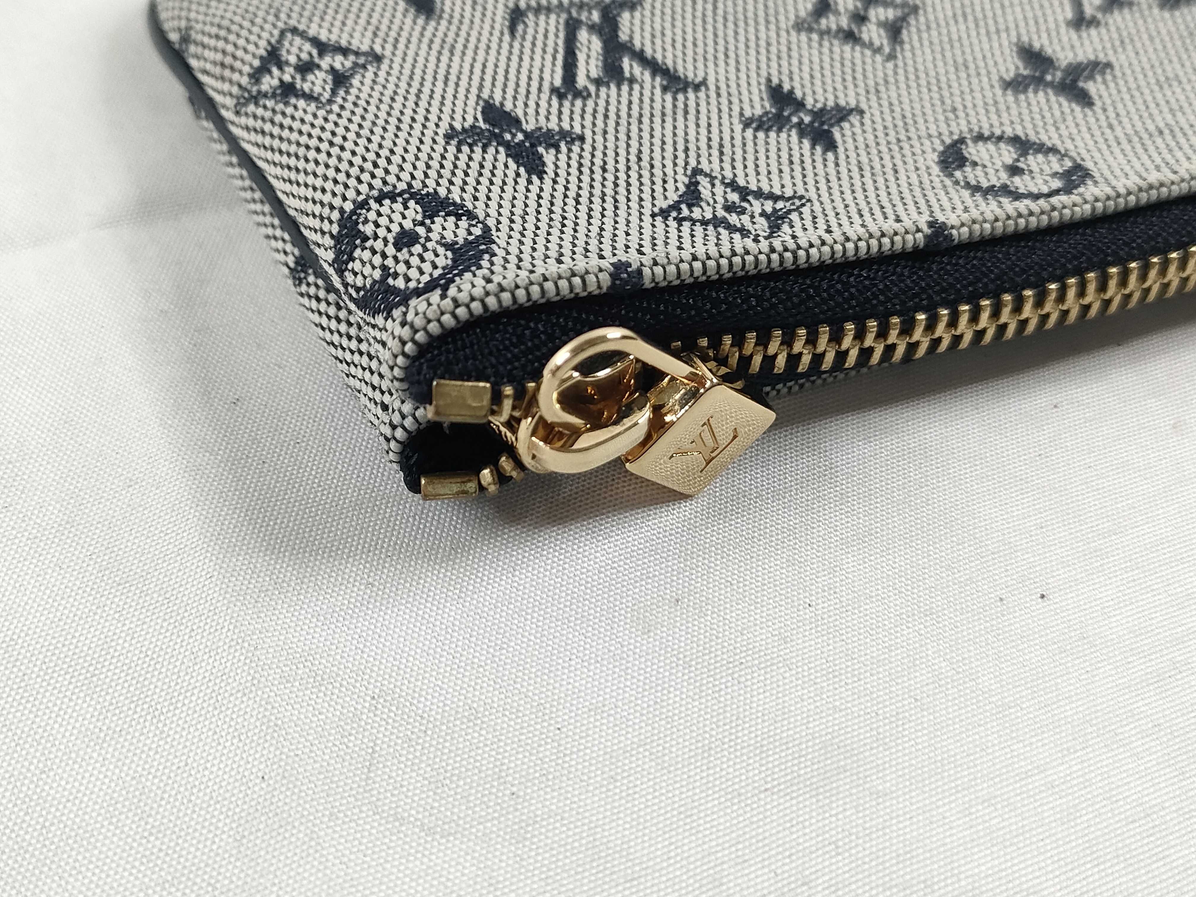 Monogram Mini Pochette Clé Monogram Mini Navy Coin Case — view 4