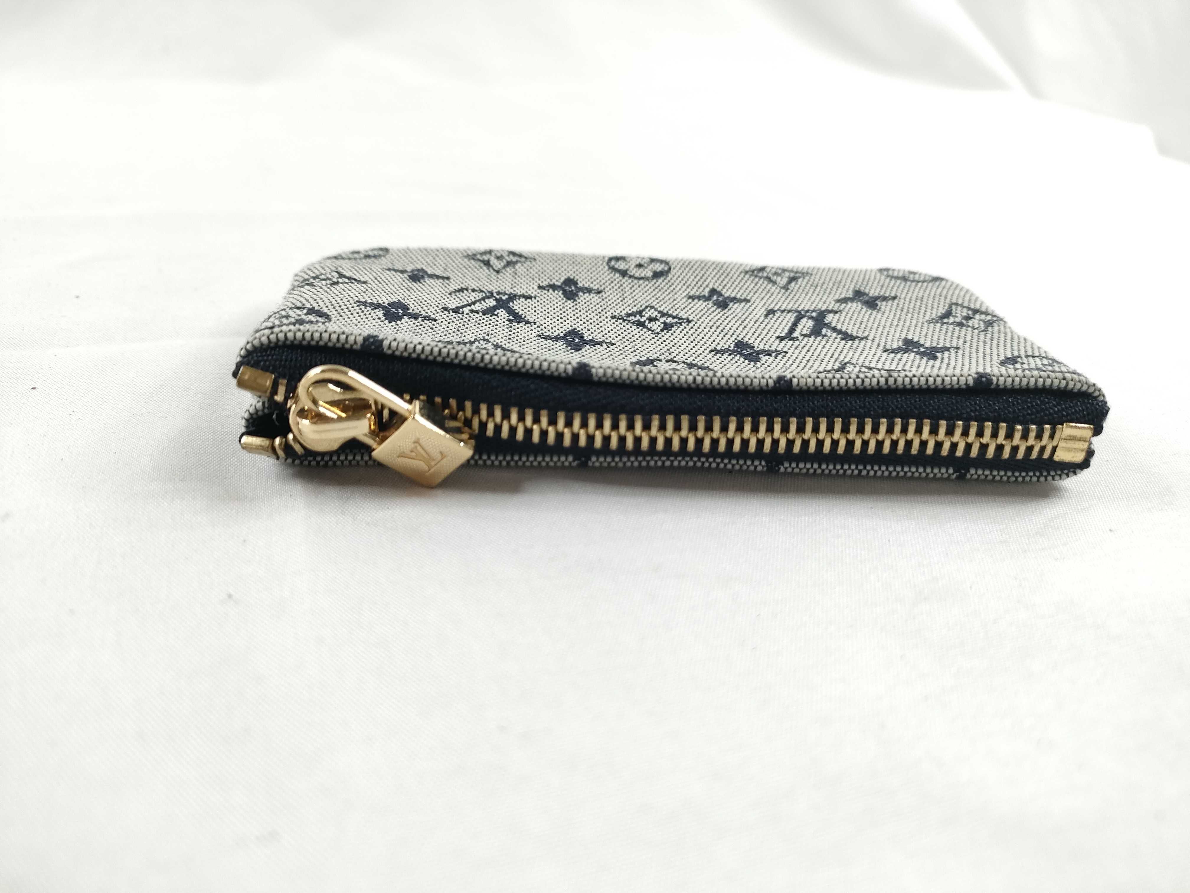 Monogram Mini Pochette Clé Monogram Mini Navy Coin Case — view 6