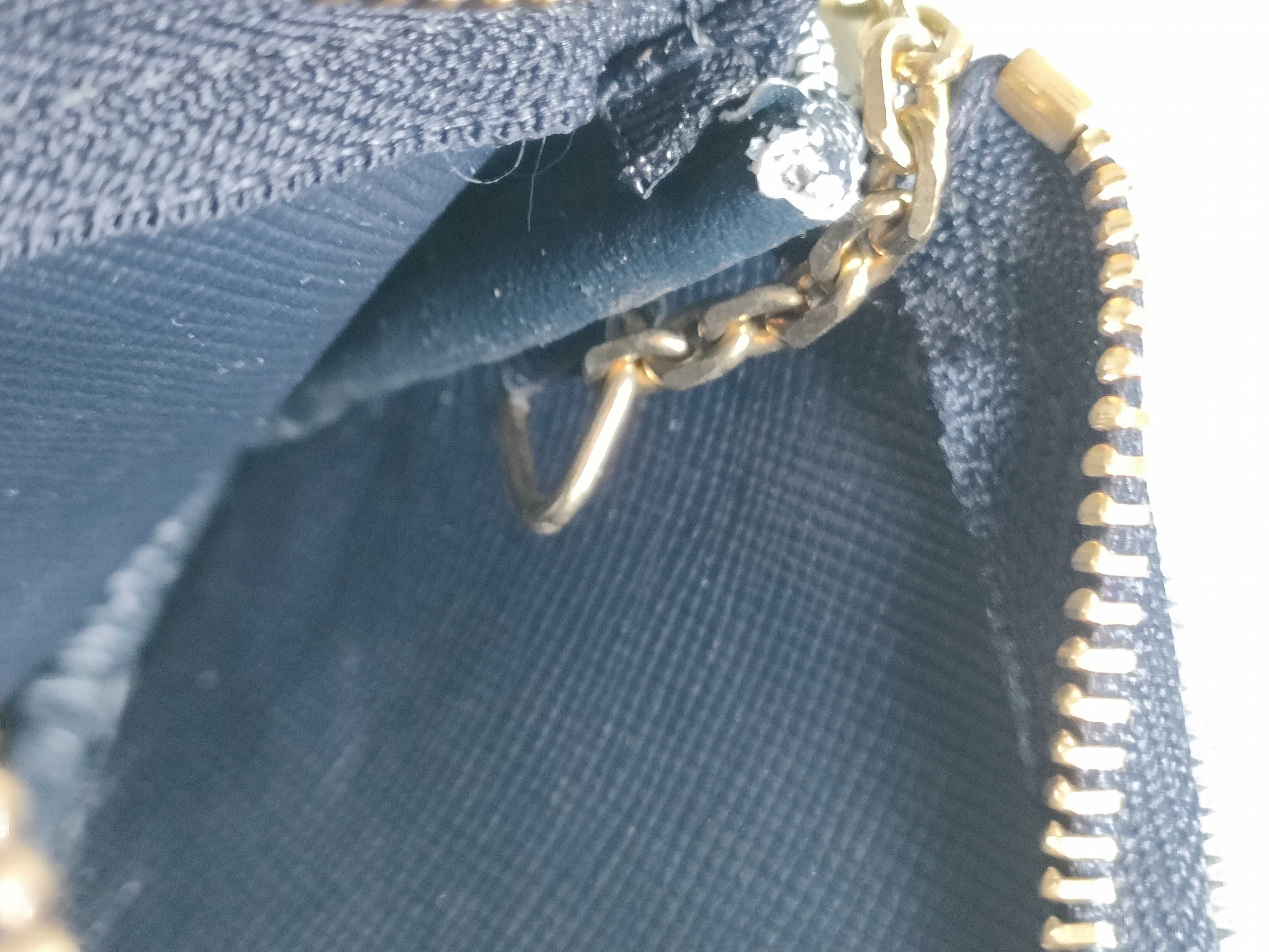 Monogram Mini Pochette Clé Monogram Mini Navy Coin Case — view 9