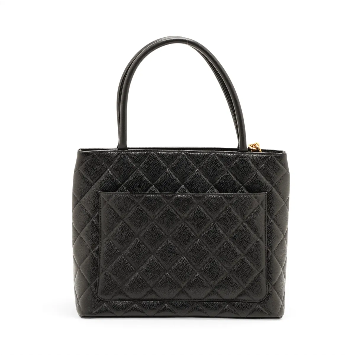 Reissue Caviar Skin Tote Bag, Black with Gold Hardware, 4780835, Series 4 — view 2