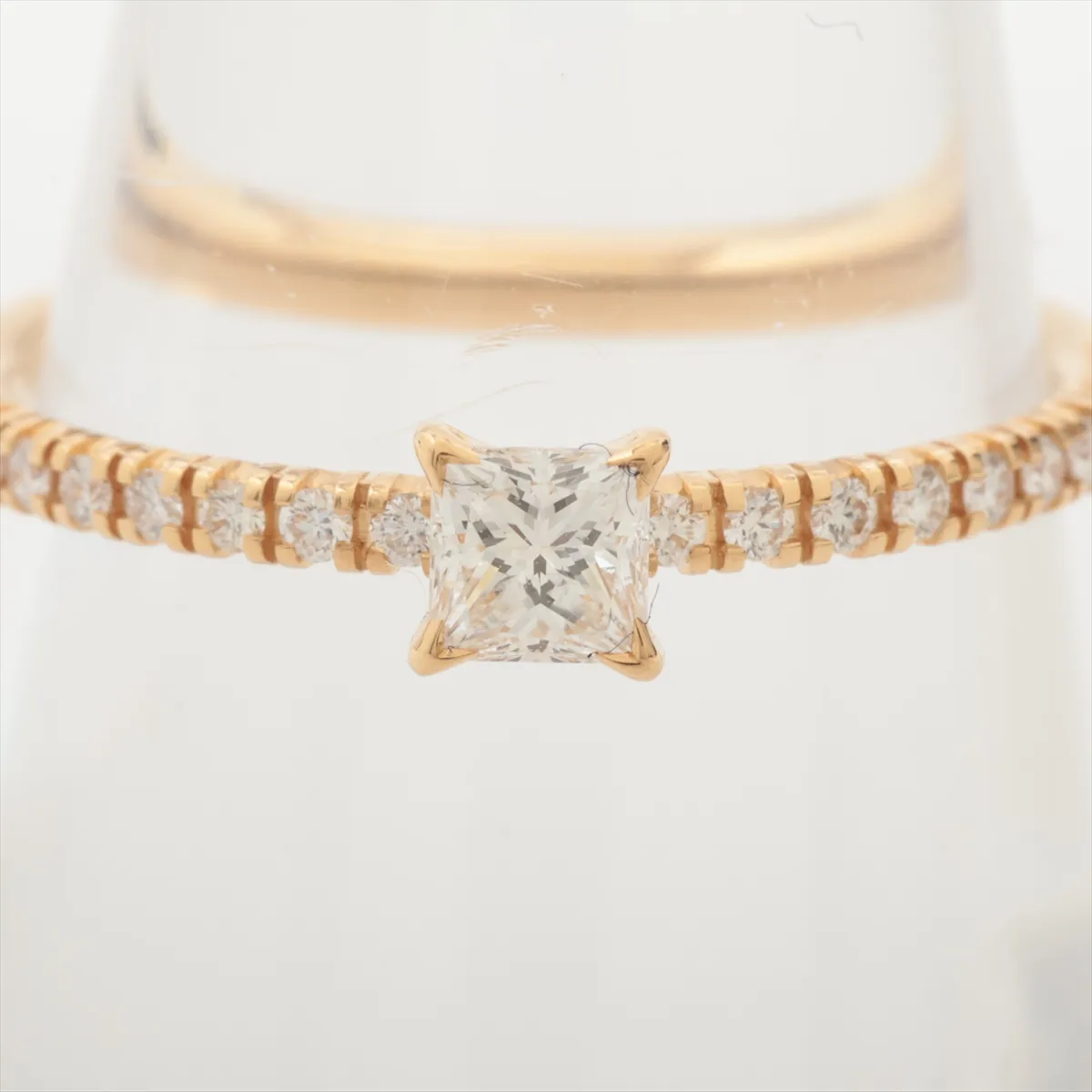 Etincelle de Cartier Half Eternity Diamond Ring 750 (Yellow Gold) 1.4g 50 483ABG Princess — view 4