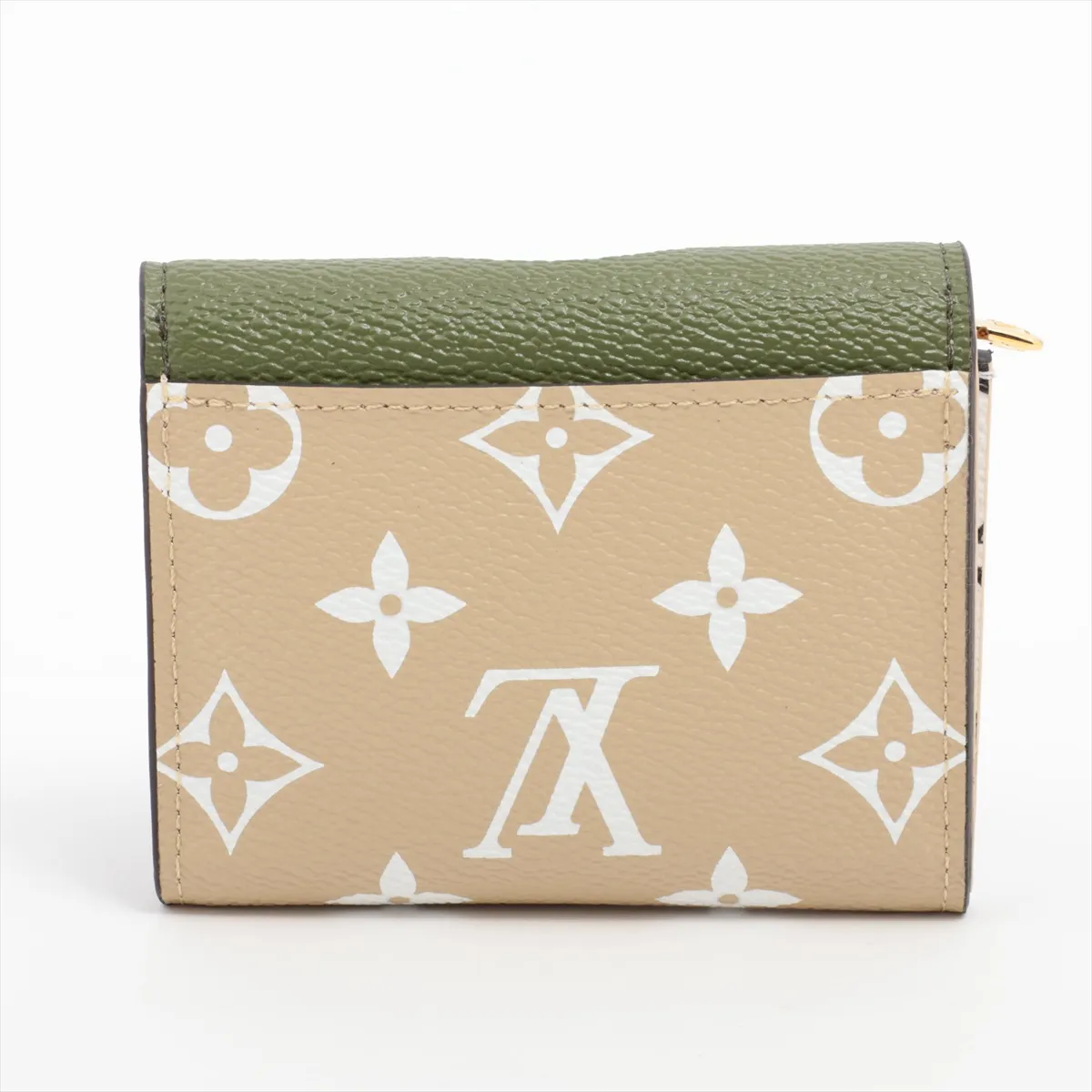 Giant Portefeuille Zoe M67640 TS0159 Khaki x Beige Compact Wallet — view 2
