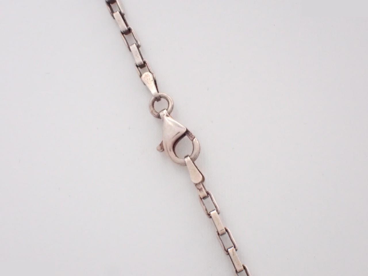 Necklace, G-cut, AG925, 21.7g, chain approximately 50cm — view 2