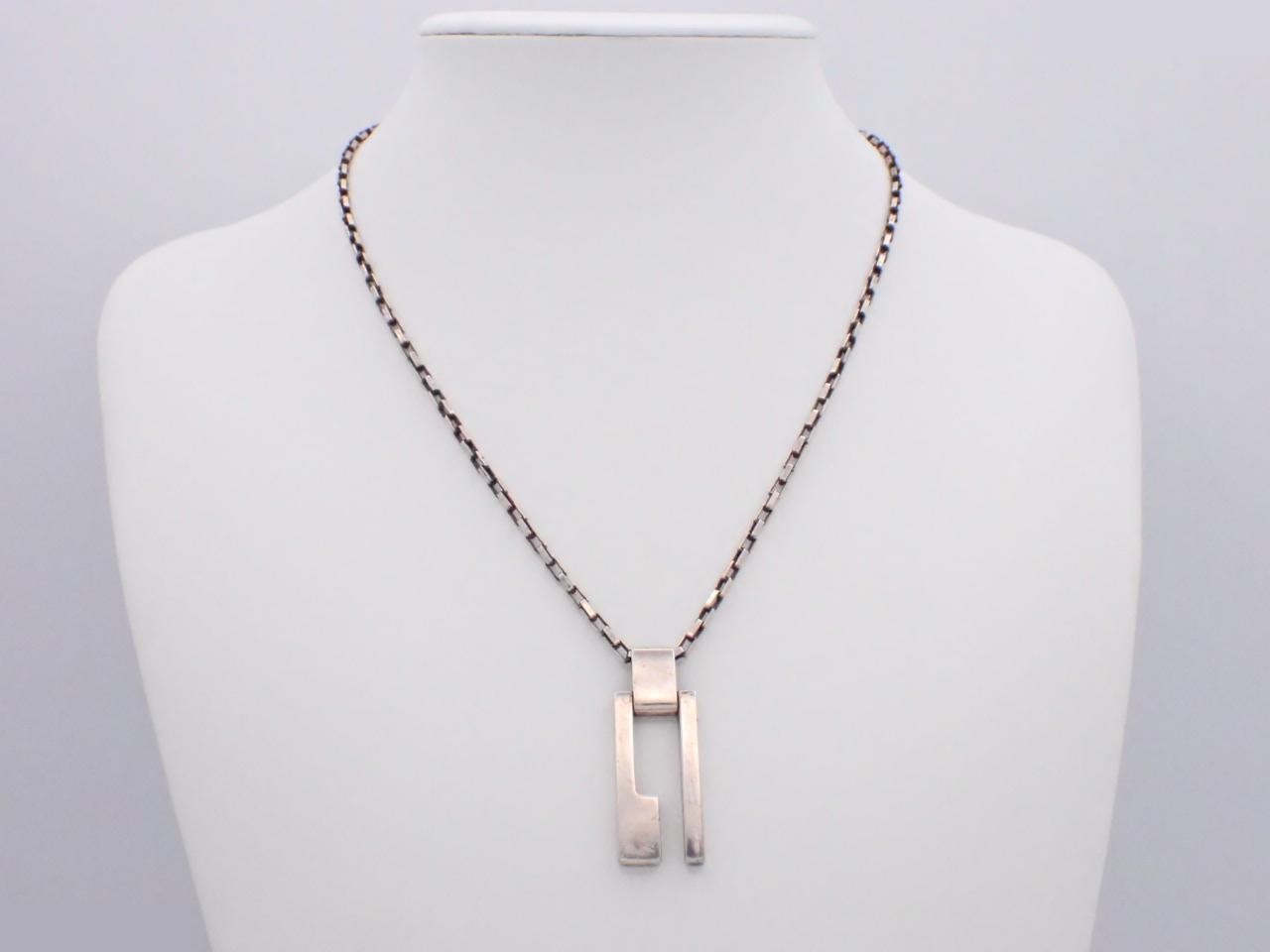 Necklace, G-cut, AG925, 21.7g, chain approximately 50cm — view 3