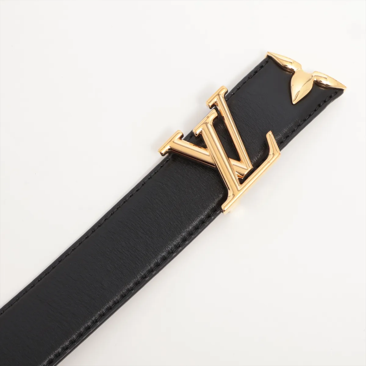 M0699 Belt Pretty LV30MM Reversible BC2214 Belt 90 PVC x Leather Black x Brown Thread — view 2