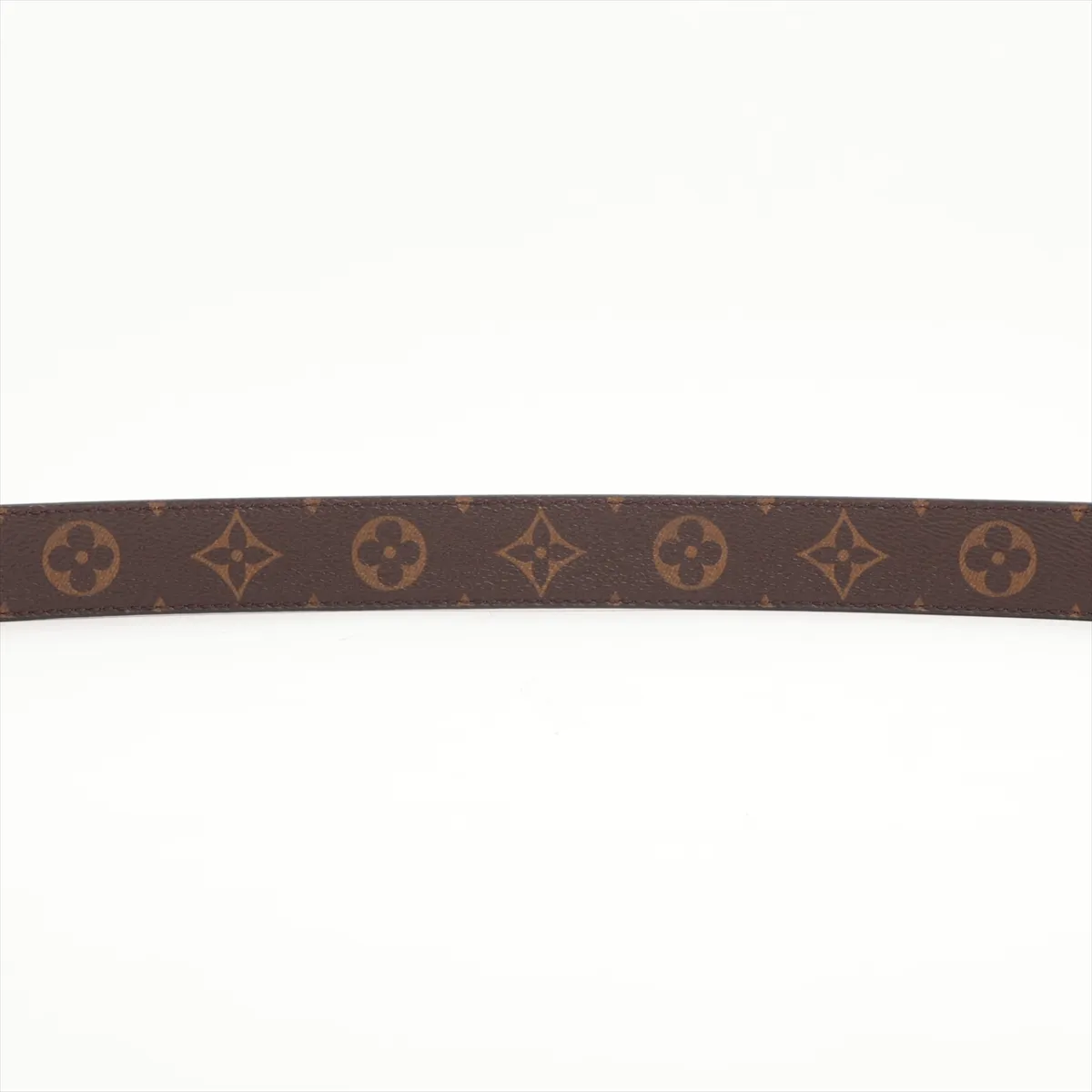 M0699 Belt Pretty LV30MM Reversible BC2214 Belt 90 PVC x Leather Black x Brown Thread — view 4