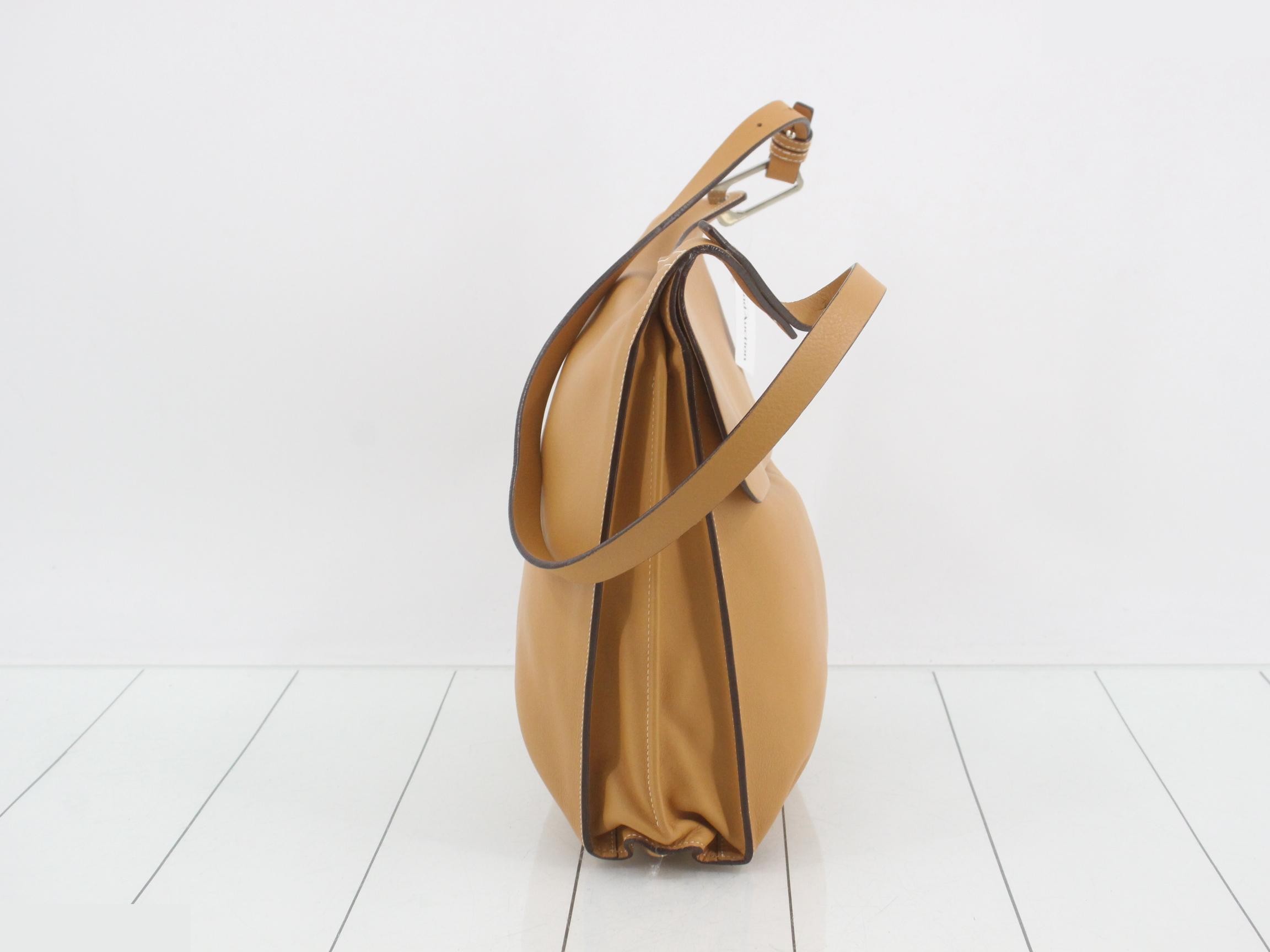 leather one-shoulder bag — view 4