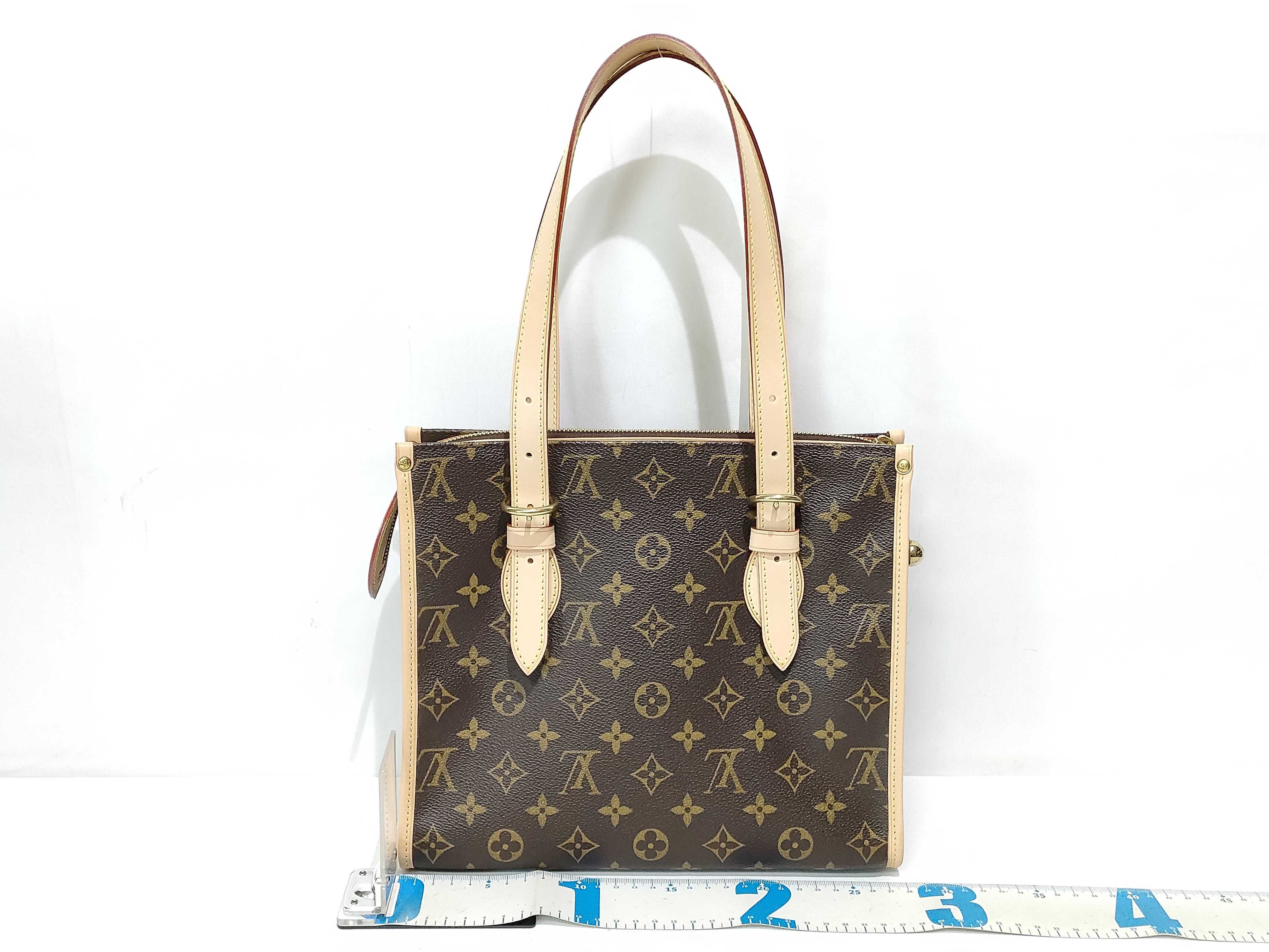 Monogram Vuitton Popincourt O tote bag with dust bag and box — view 2