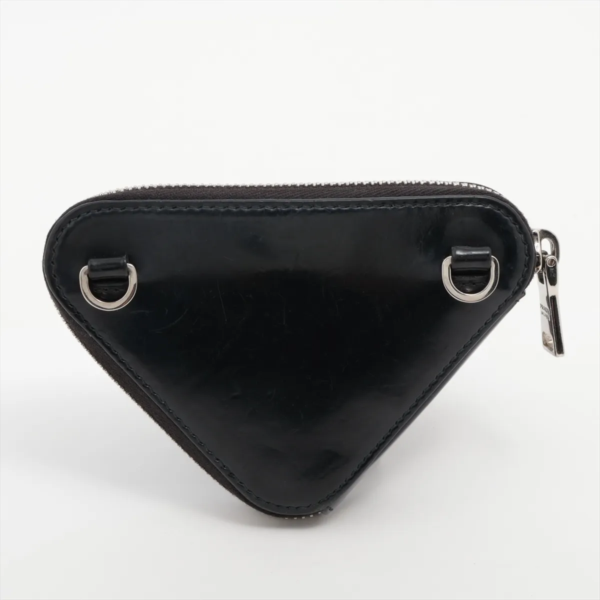 1NR005 Leather Shoulder Pouch, Black, Strap Not Included — view 2