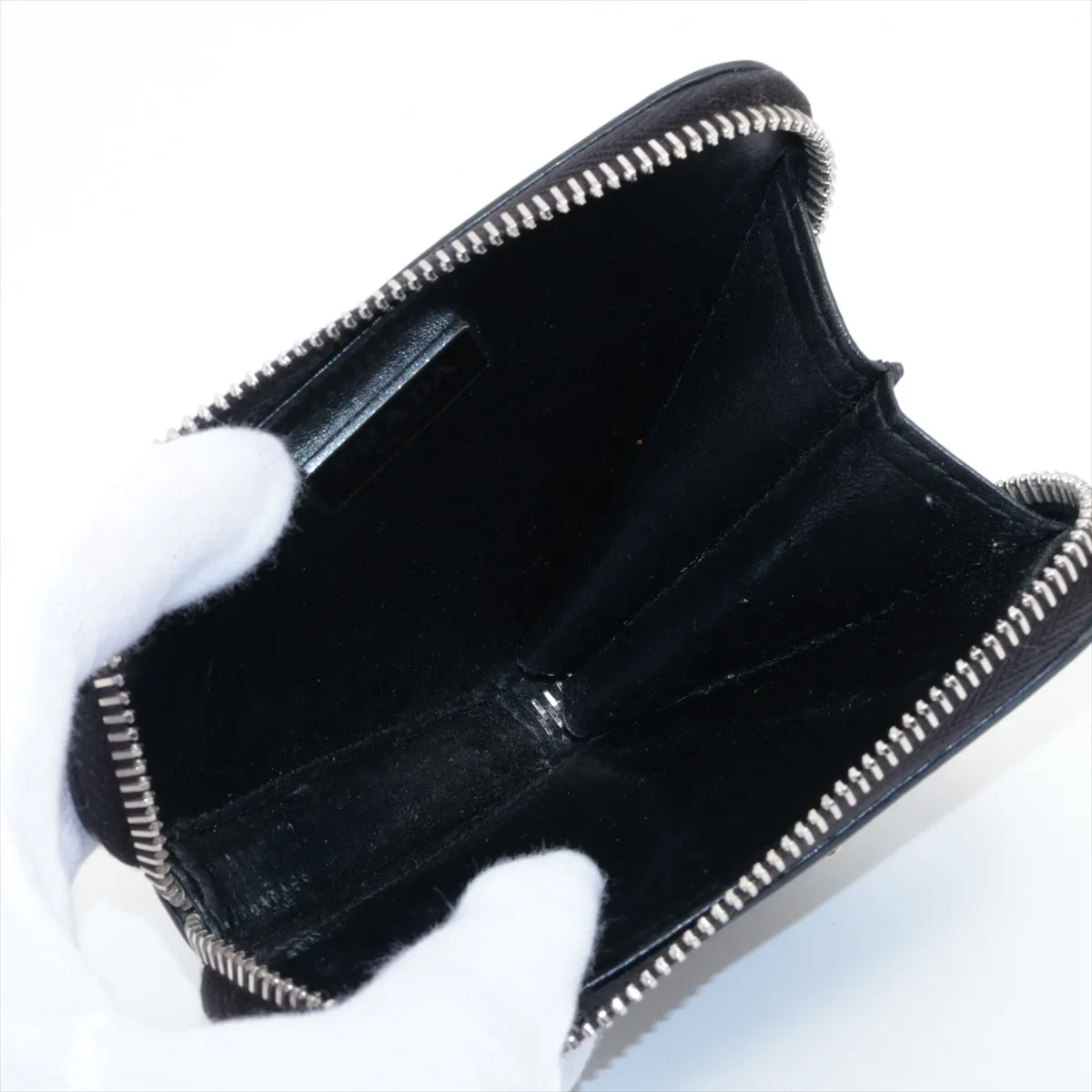 1NR005 Leather Shoulder Pouch, Black, Strap Not Included — view 3
