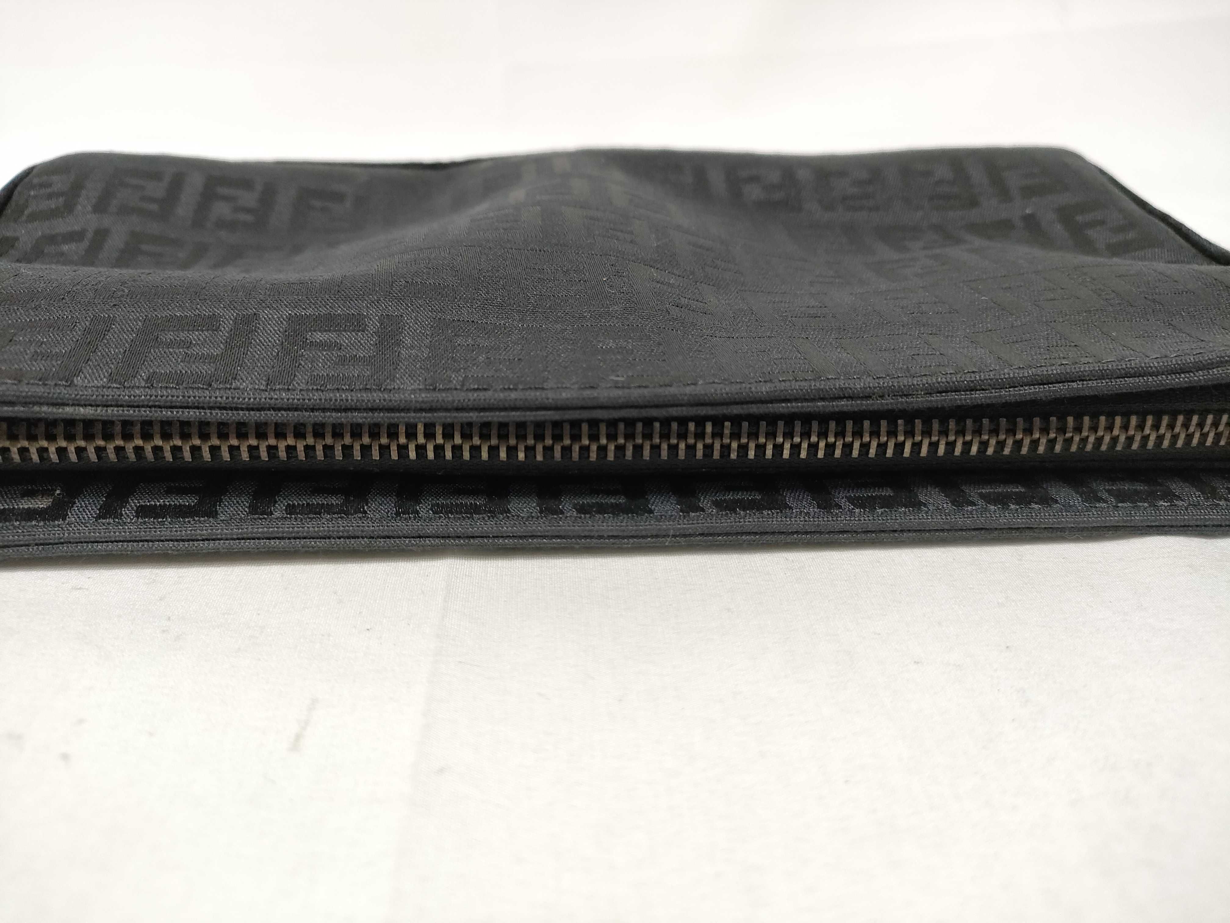 Zucca Canvas x Leather Shoulder Bag — view 11