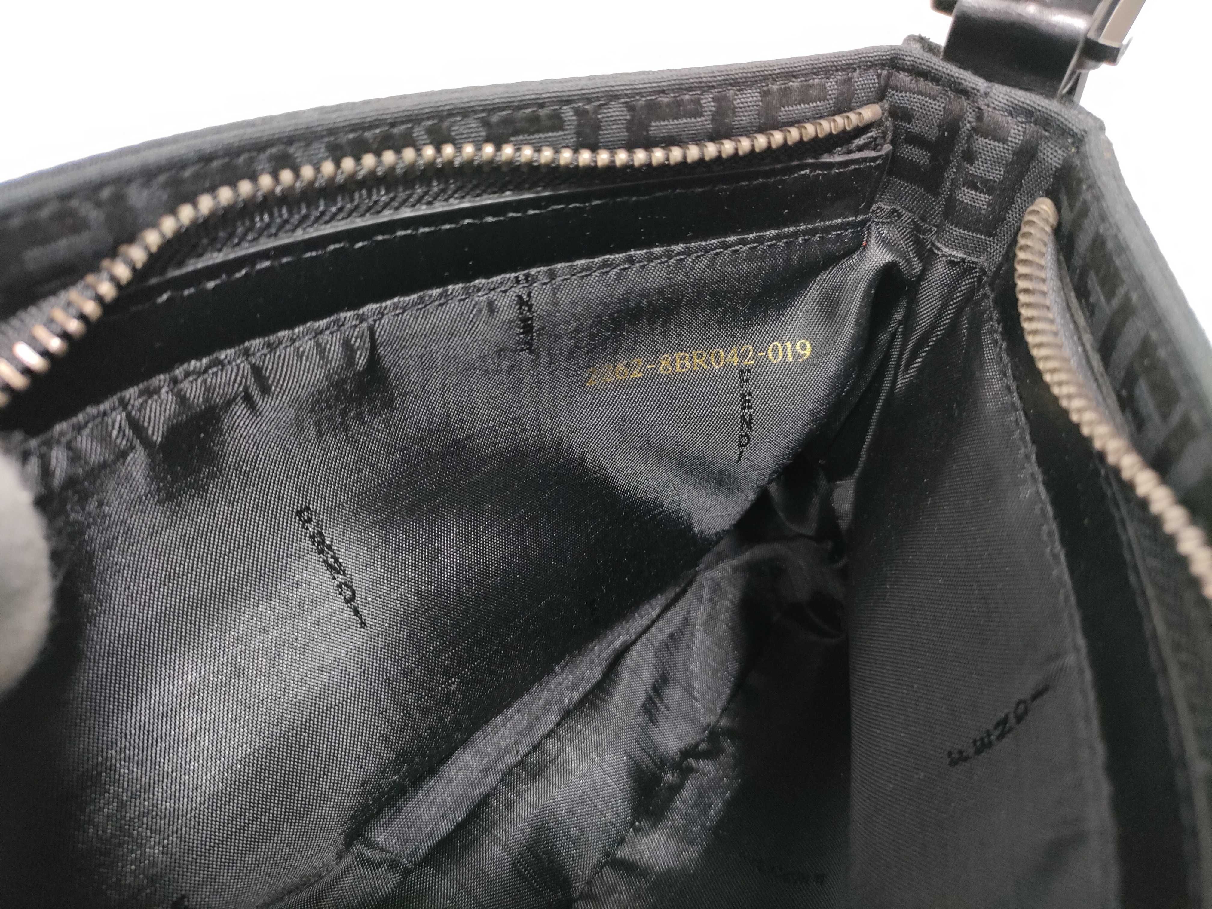 Zucca Canvas x Leather Shoulder Bag — view 12
