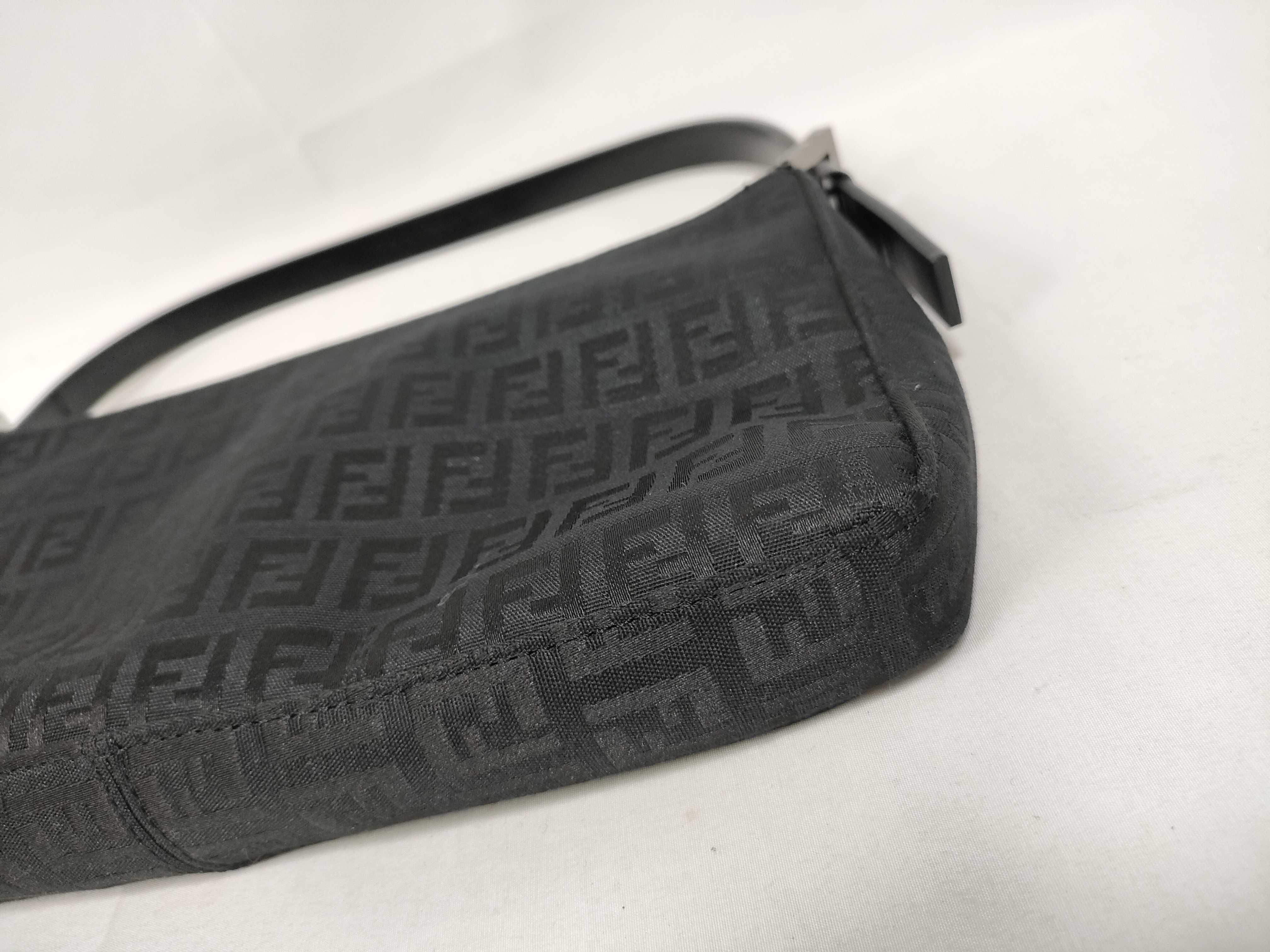 Zucca Canvas x Leather Shoulder Bag — view 4