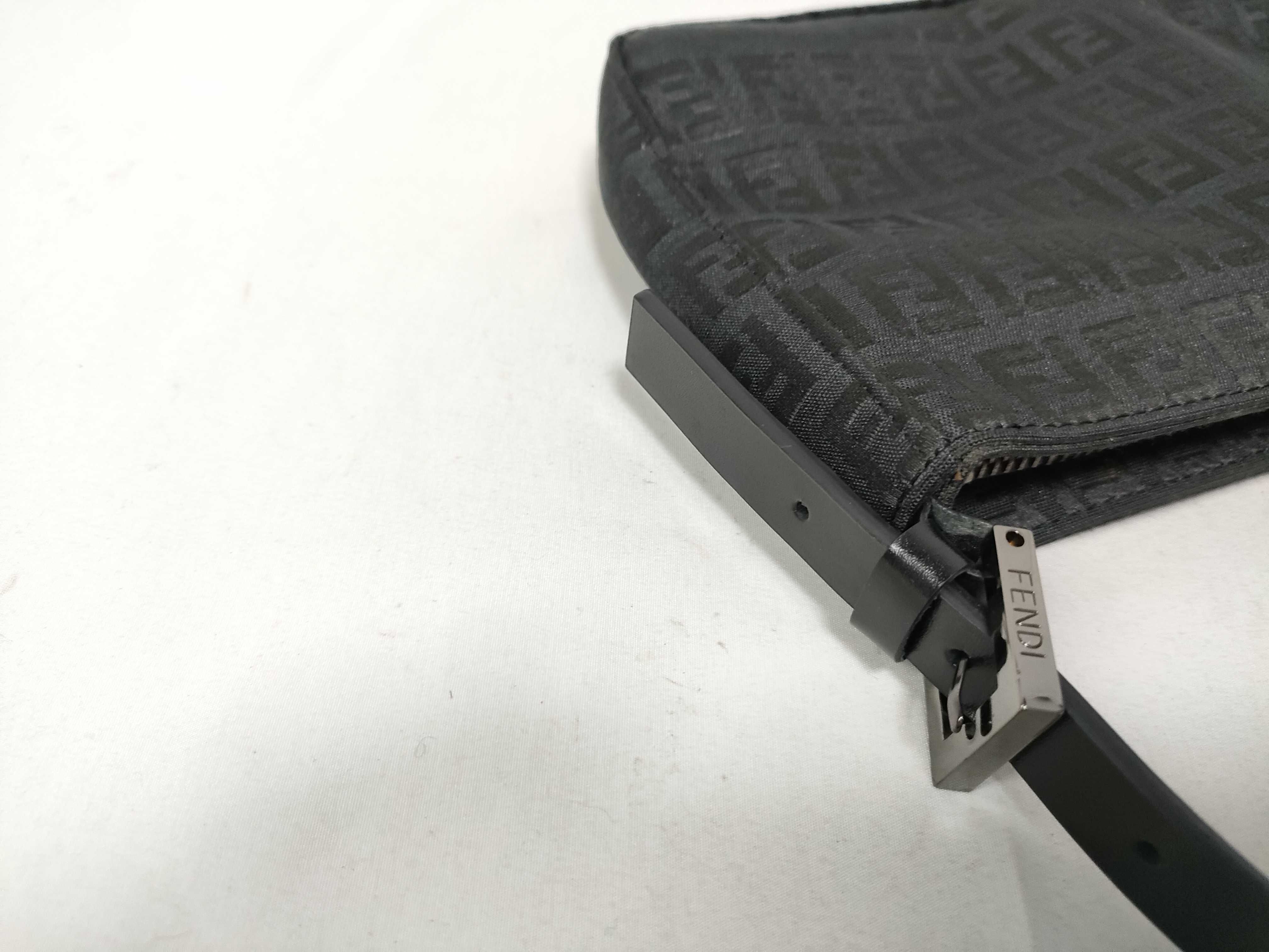 Zucca Canvas x Leather Shoulder Bag — view 7